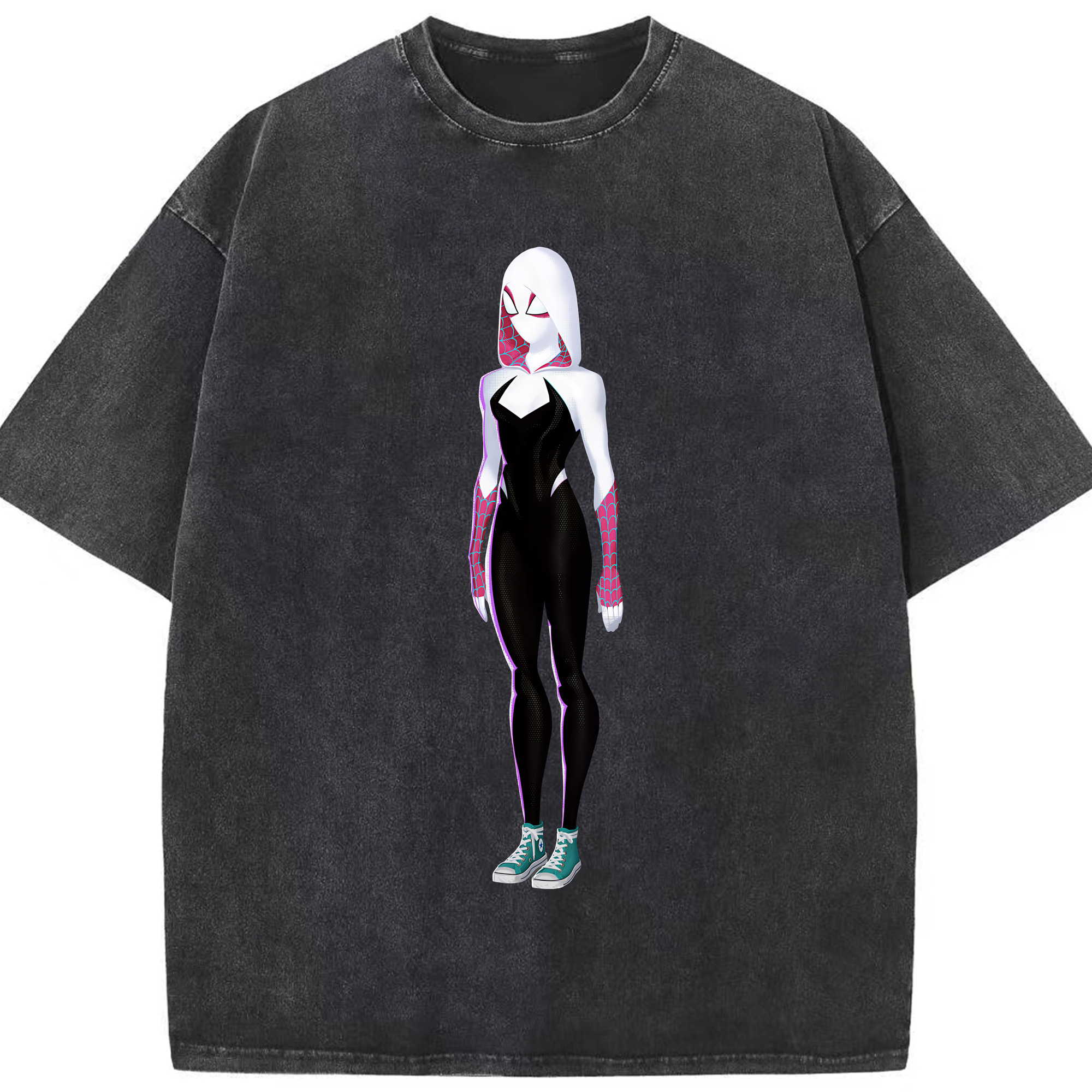 （画像用） Spider Man スパイダーマン 綿100% ヴィンテージ風 半袖Tシャツ（フロントプリント）