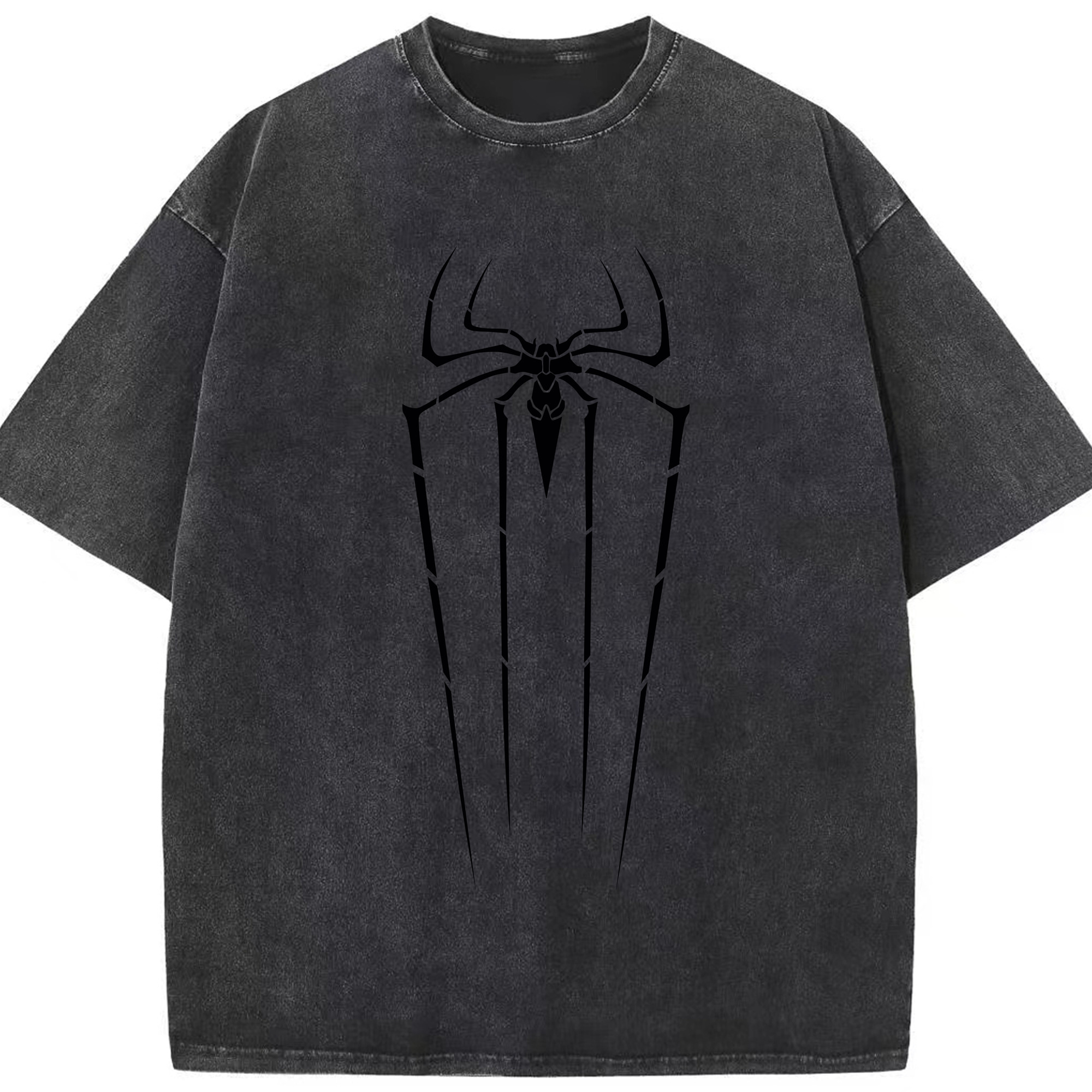 （画像用） Spider Man スパイダーマン 綿100% ヴィンテージ風 半袖Tシャツ（フロントプリント）