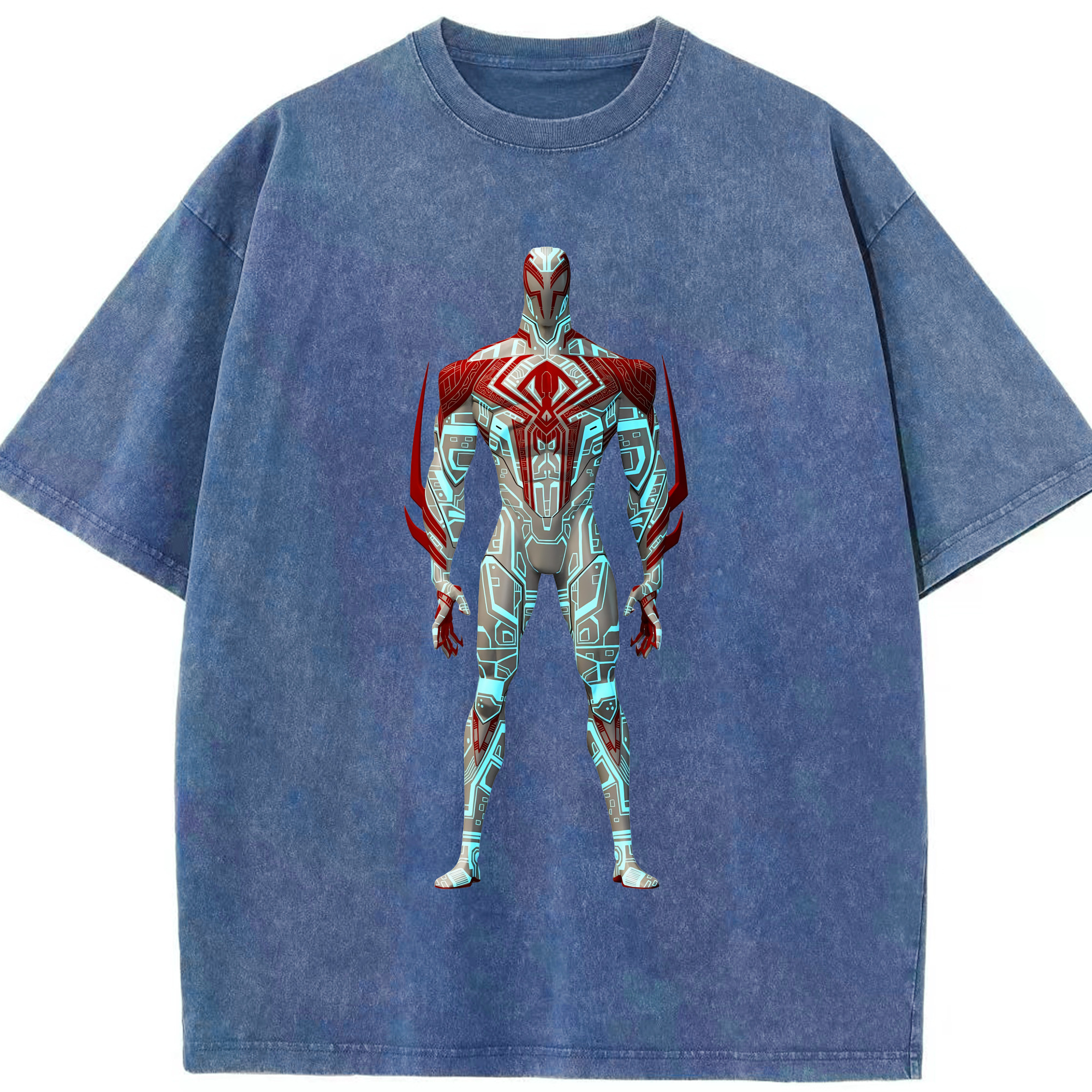 （画像用） Spider Man スパイダーマン 綿100% ヴィンテージ風 半袖Tシャツ（フロントプリント）