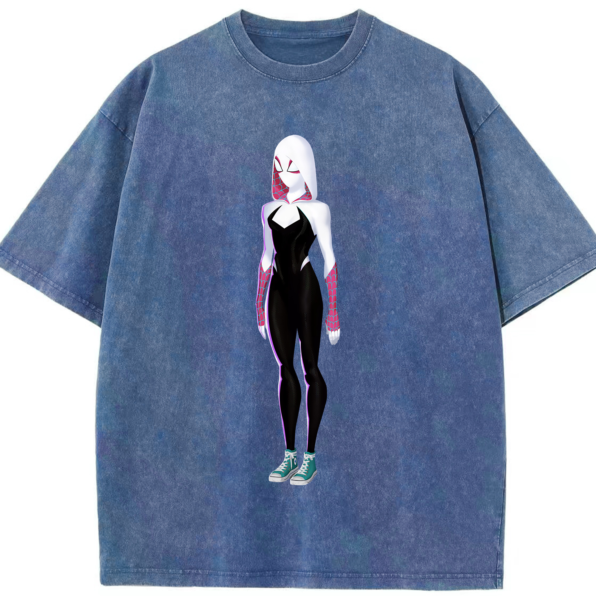 （画像用） Spider Man スパイダーマン 綿100% ヴィンテージ風 半袖Tシャツ（フロントプリント）