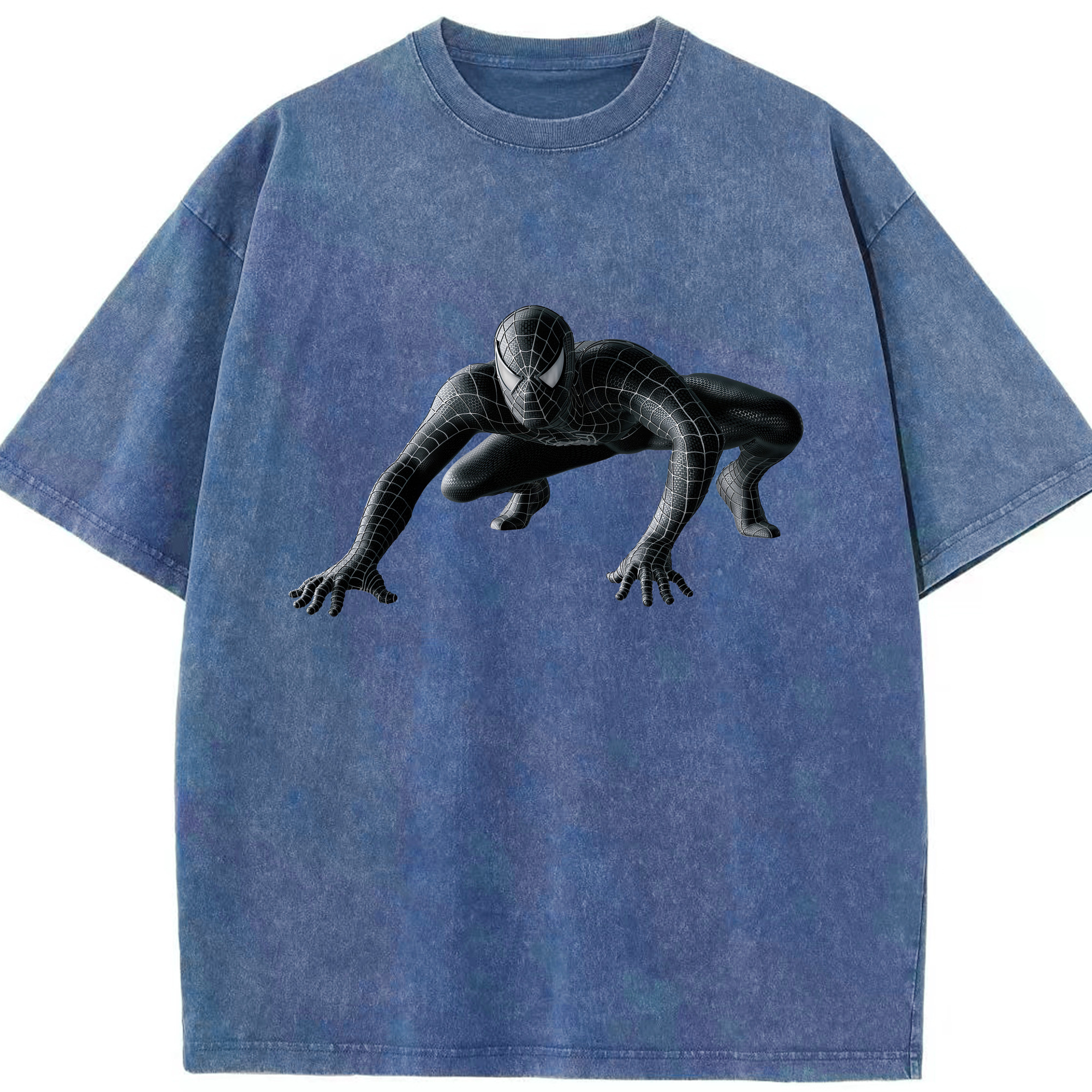 （画像用） Spider Man スパイダーマン 綿100% ヴィンテージ風 半袖Tシャツ（フロントプリント）