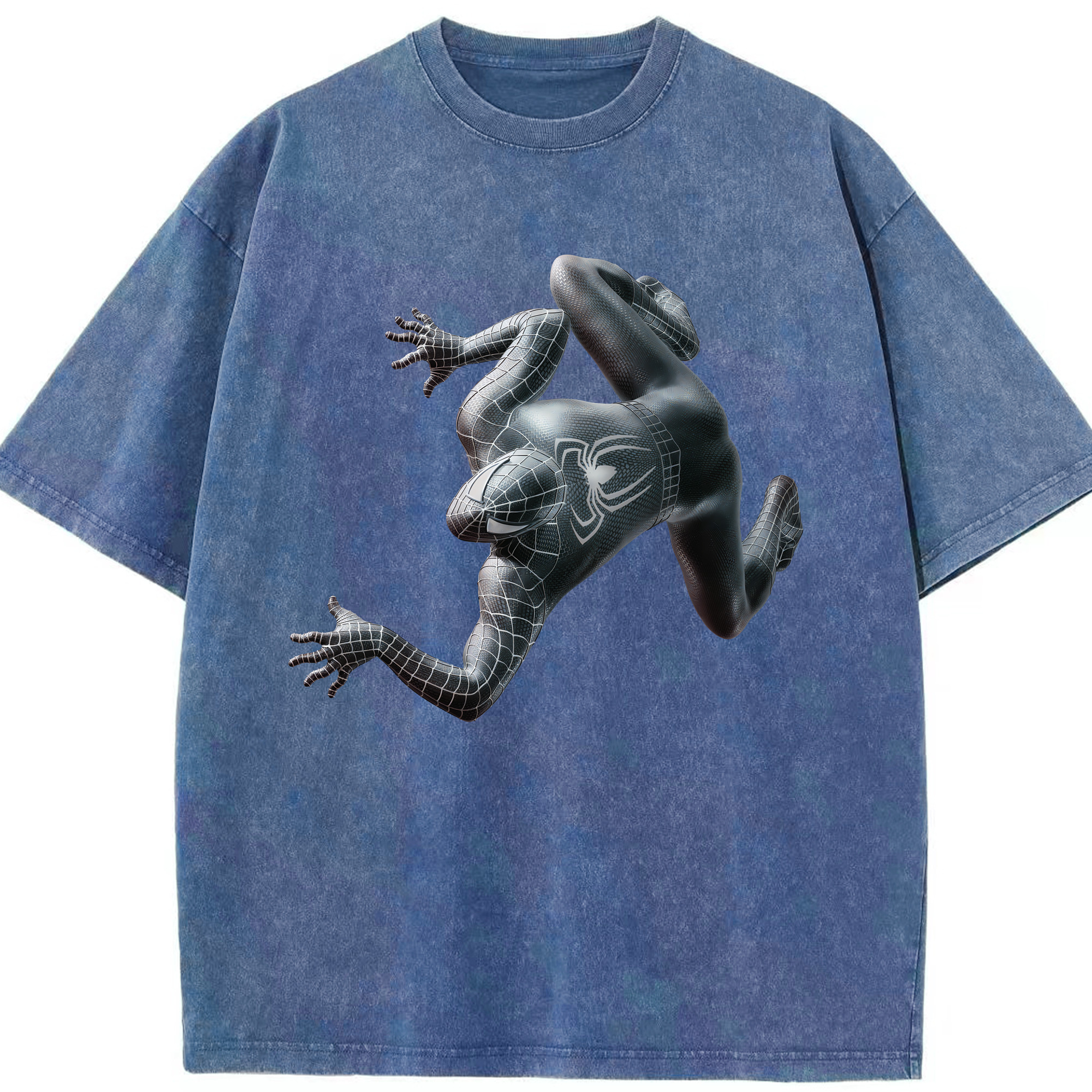 （画像用） Spider Man スパイダーマン 綿100% ヴィンテージ風 半袖Tシャツ（フロントプリント）