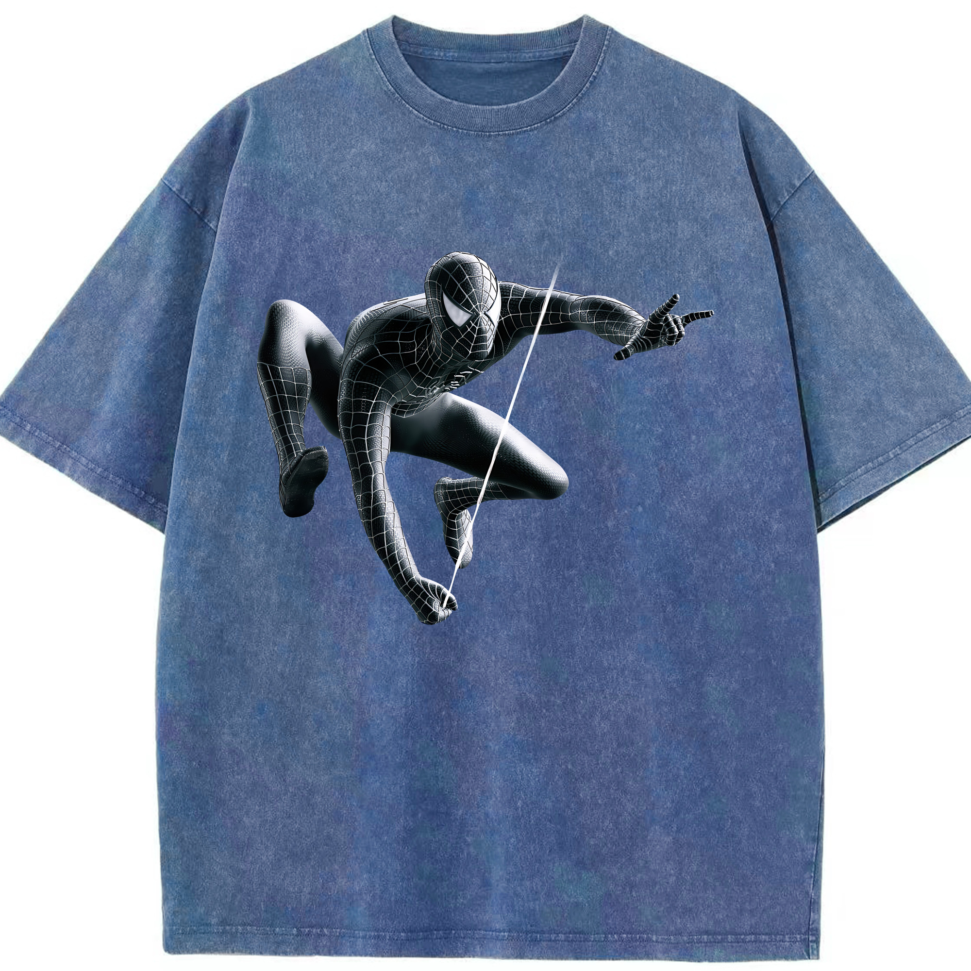（画像用） Spider Man スパイダーマン 綿100% ヴィンテージ風 半袖Tシャツ（フロントプリント）