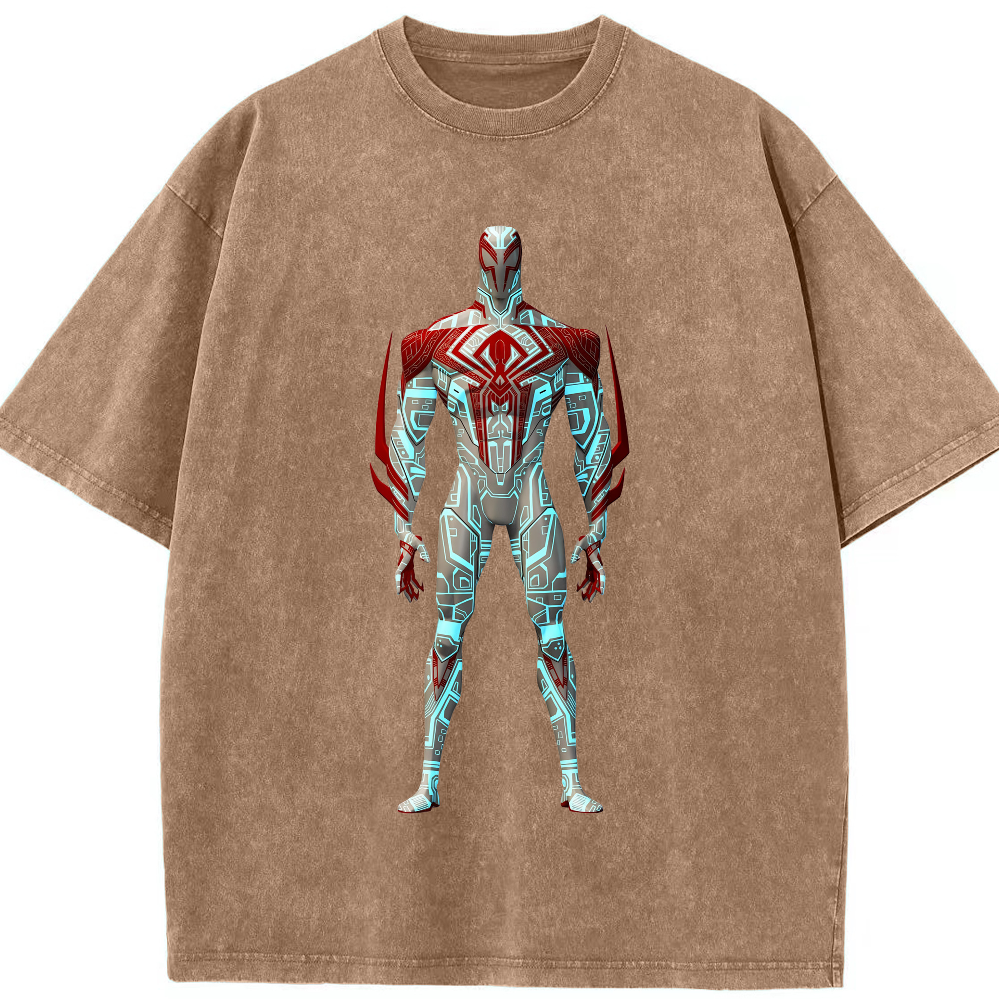 （画像用） Spider Man スパイダーマン 綿100% ヴィンテージ風 半袖Tシャツ（フロントプリント）