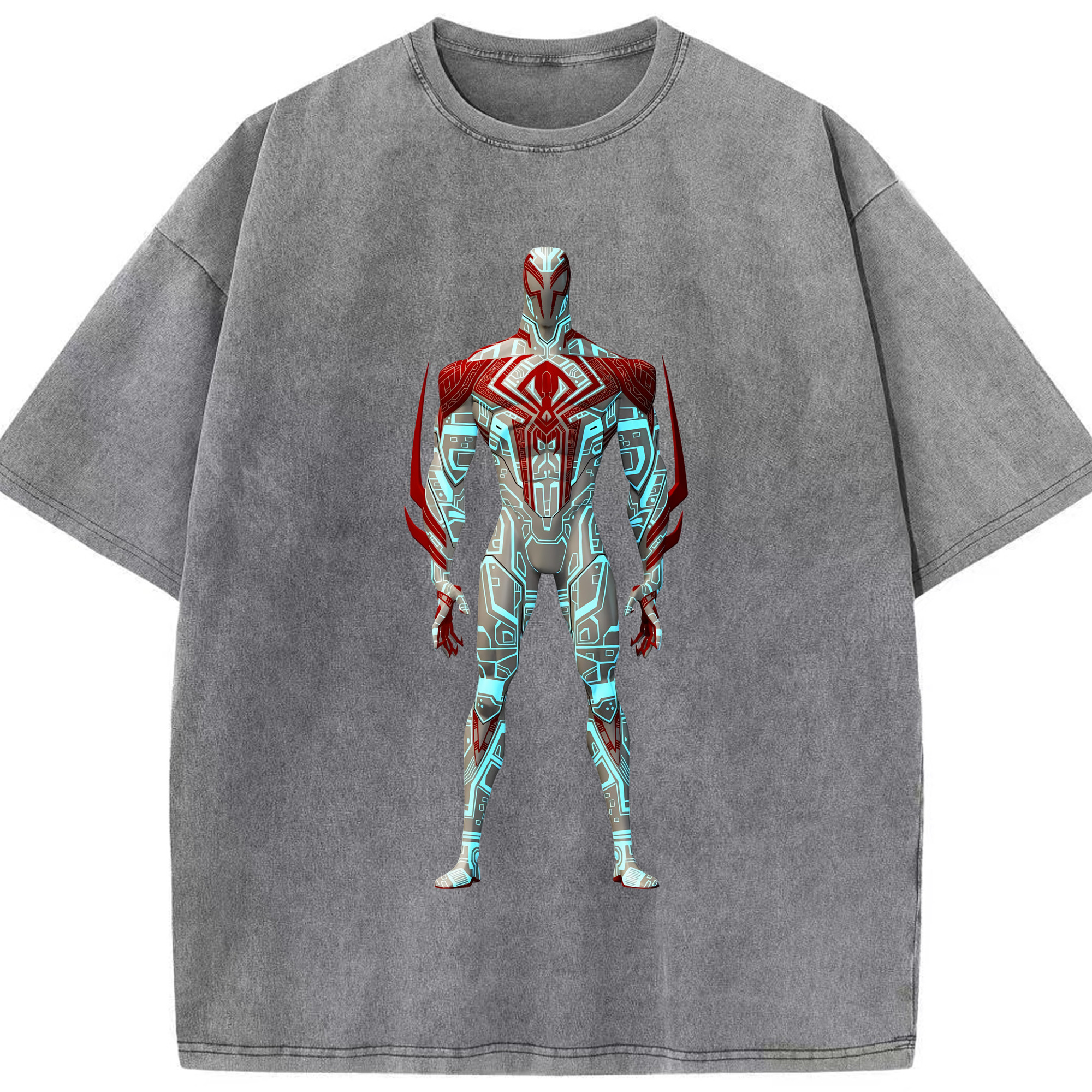 （画像用） Spider Man スパイダーマン 綿100% ヴィンテージ風 半袖Tシャツ（フロントプリント）