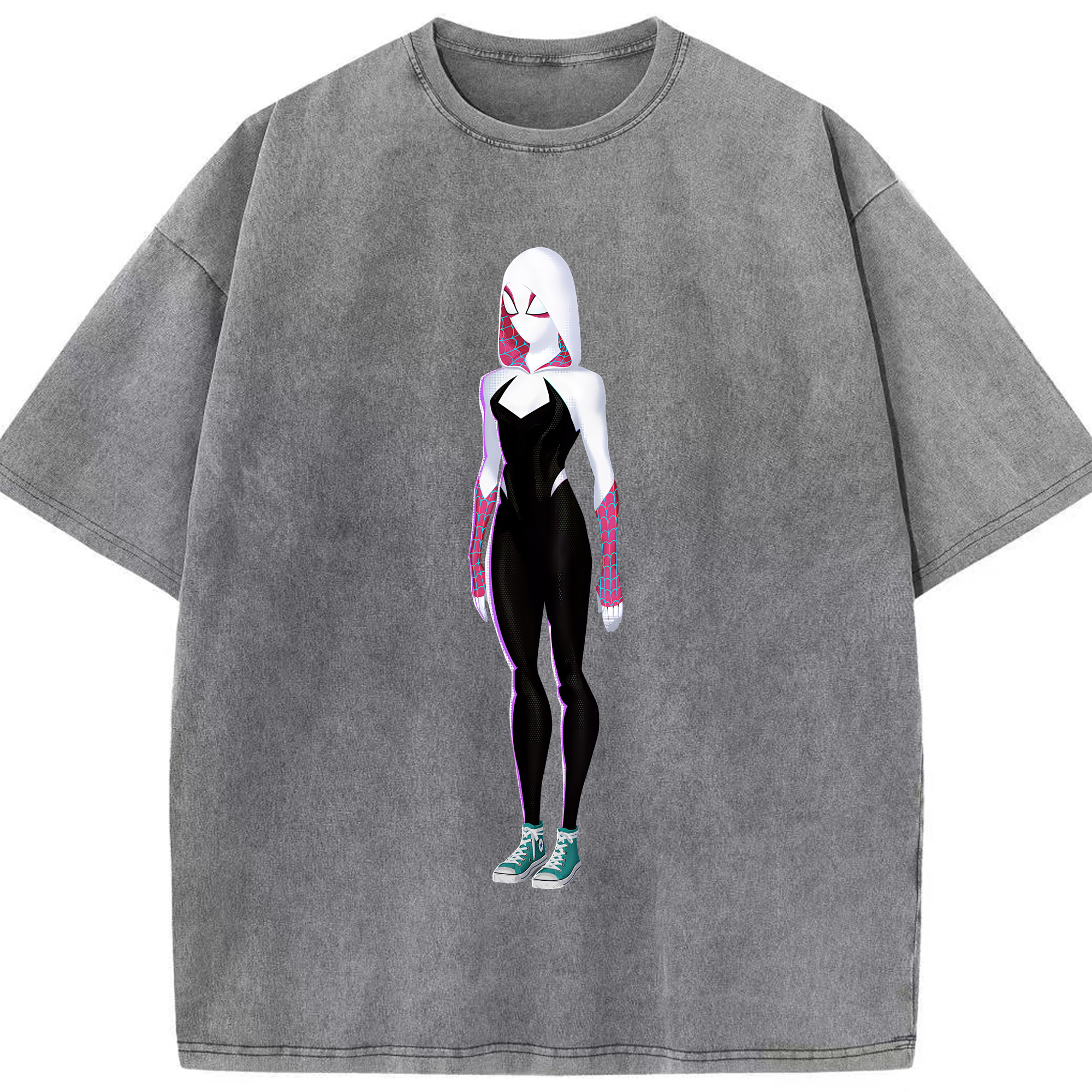 （画像用） Spider Man スパイダーマン 綿100% ヴィンテージ風 半袖Tシャツ（フロントプリント）