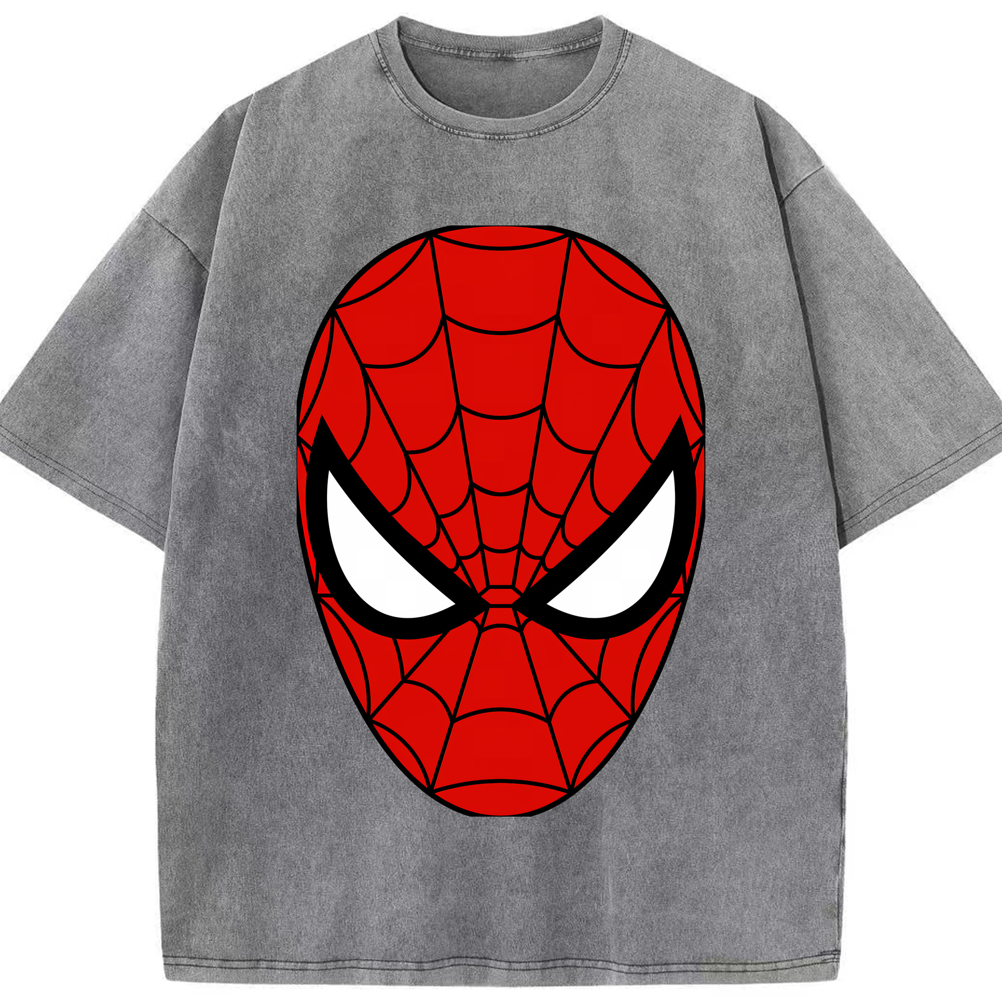 （画像用） Spider Man スパイダーマン 綿100% ヴィンテージ風 半袖Tシャツ（フロントプリント）