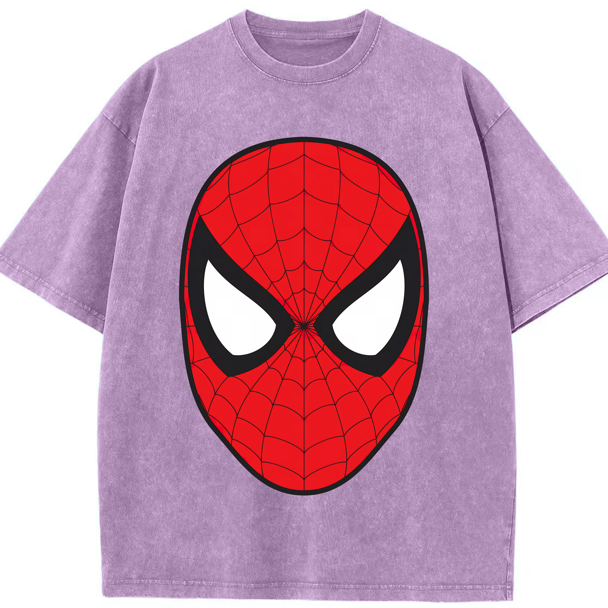 （画像用） Spider Man スパイダーマン 綿100% ヴィンテージ風 半袖Tシャツ（フロントプリント）
