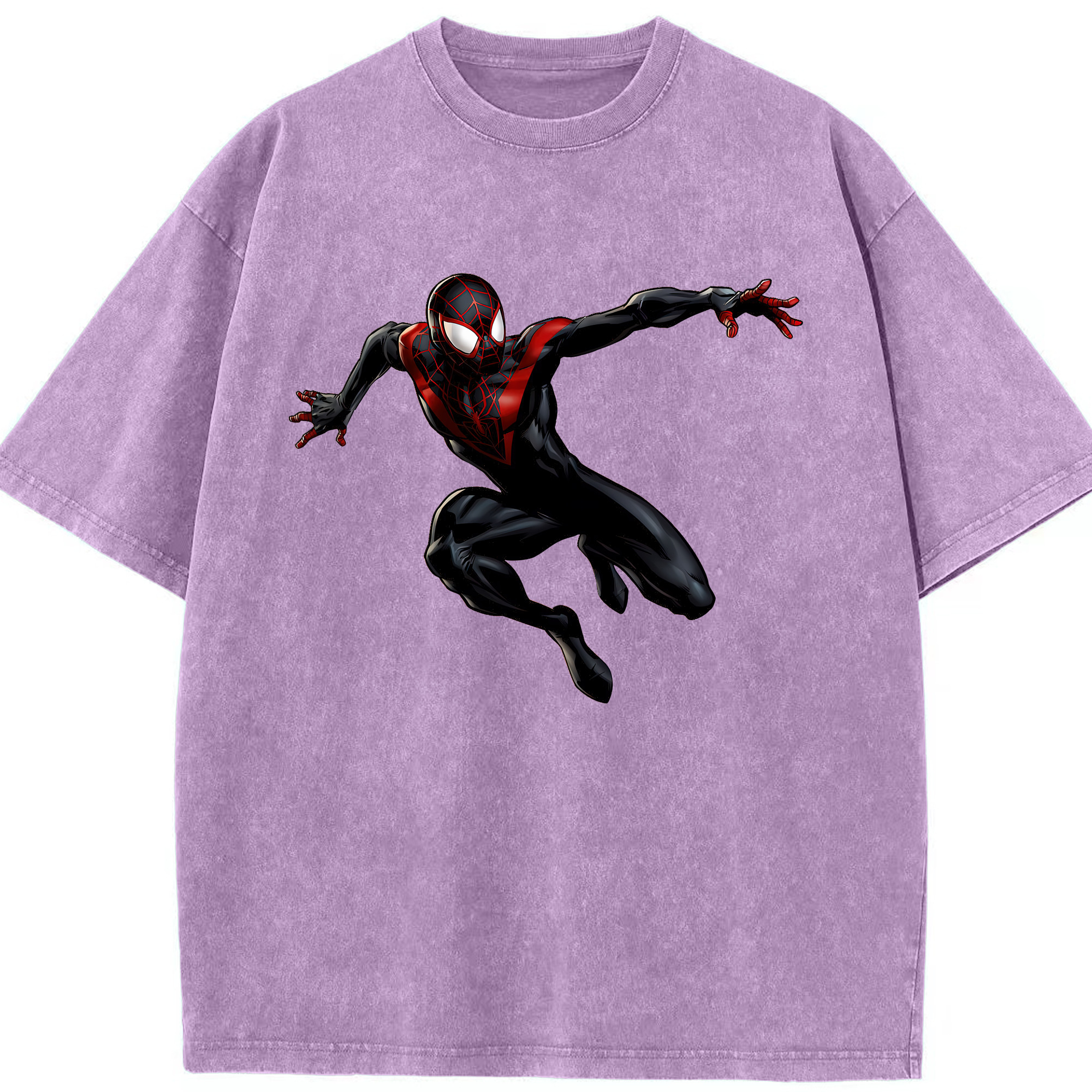 （画像用） Spider Man スパイダーマン 綿100% ヴィンテージ風 半袖Tシャツ（フロントプリント）