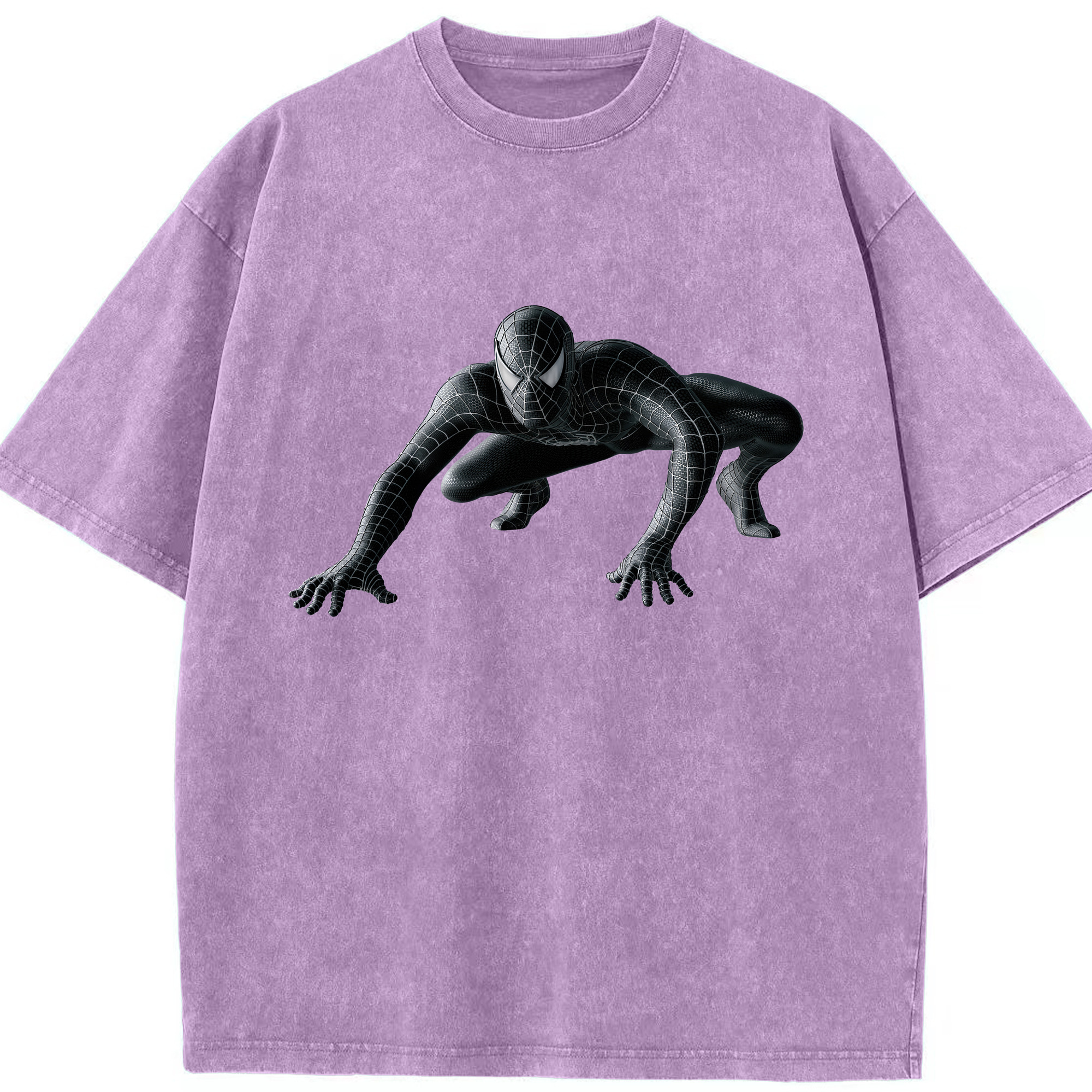 （画像用） Spider Man スパイダーマン 綿100% ヴィンテージ風 半袖Tシャツ（フロントプリント）