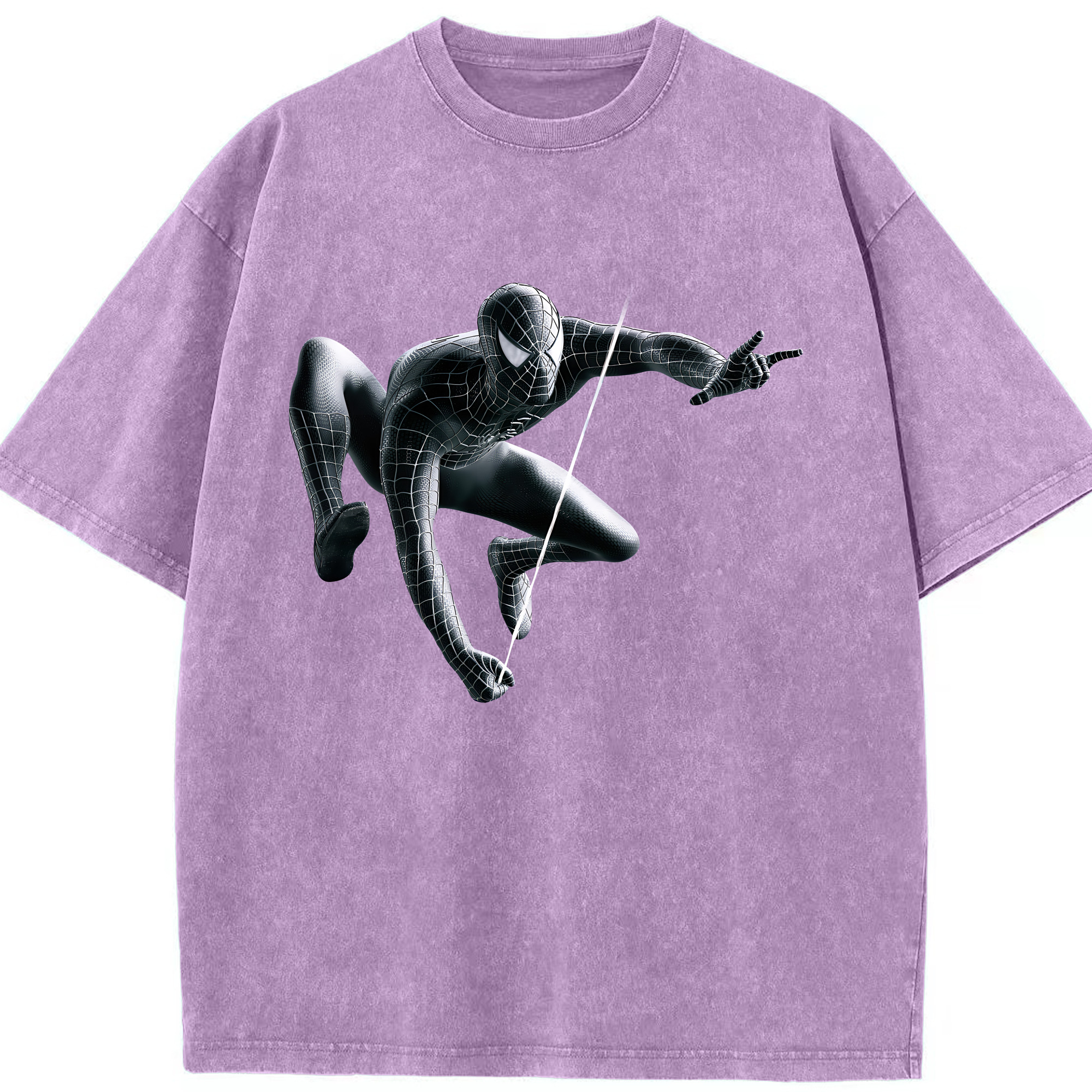 （画像用） Spider Man スパイダーマン 綿100% ヴィンテージ風 半袖Tシャツ（フロントプリント）