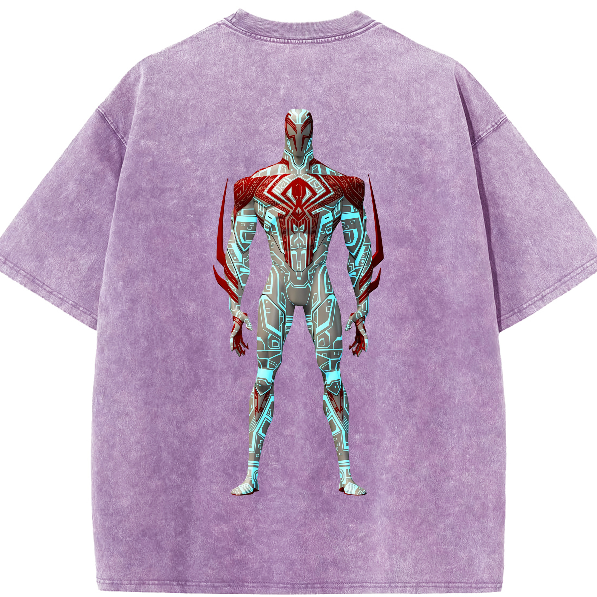 （画像用） Spider Man スパイダーマン 綿100% ヴィンテージ風 半袖Tシャツ（背面プリント）