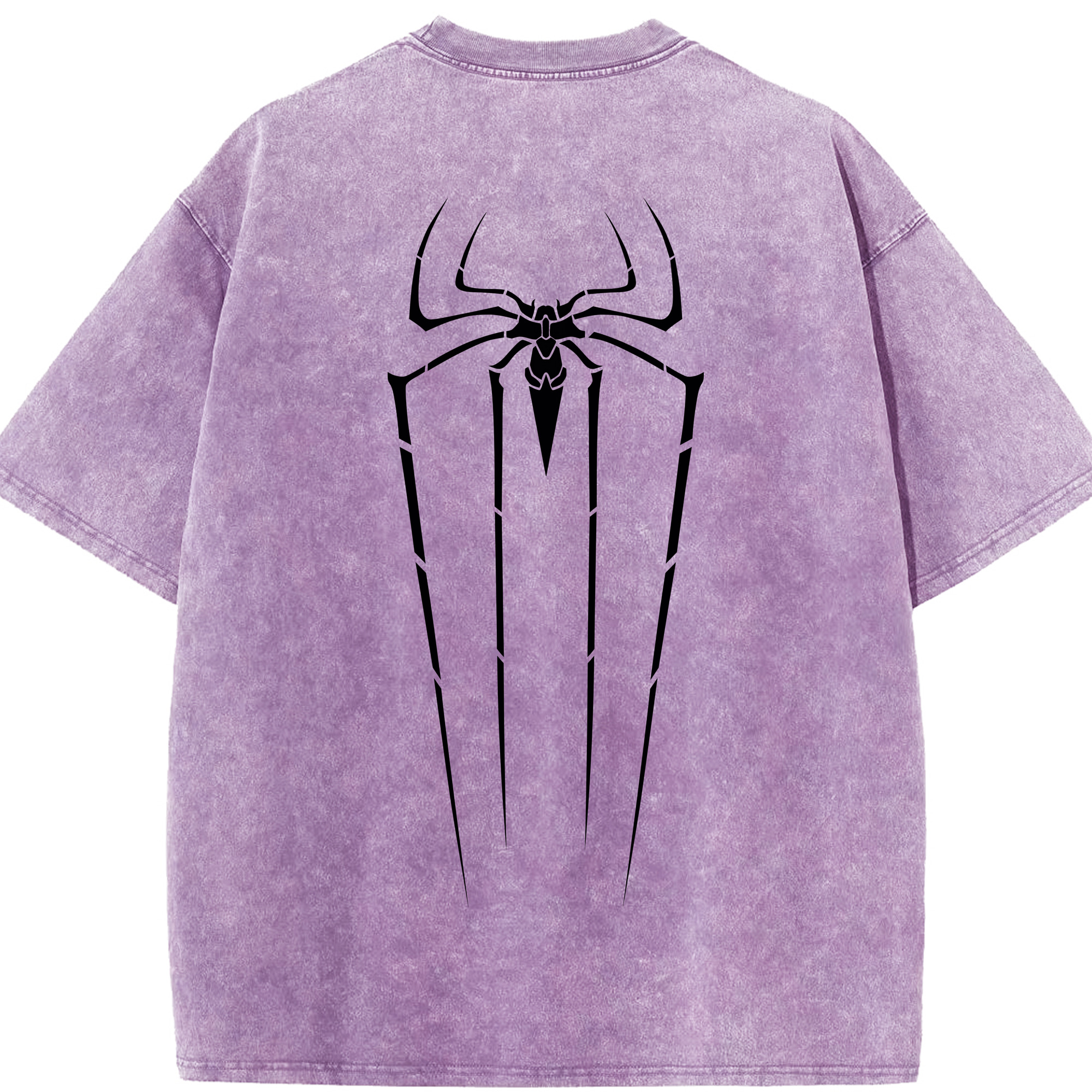 （画像用） Spider Man スパイダーマン 綿100% ヴィンテージ風 半袖Tシャツ（背面プリント）