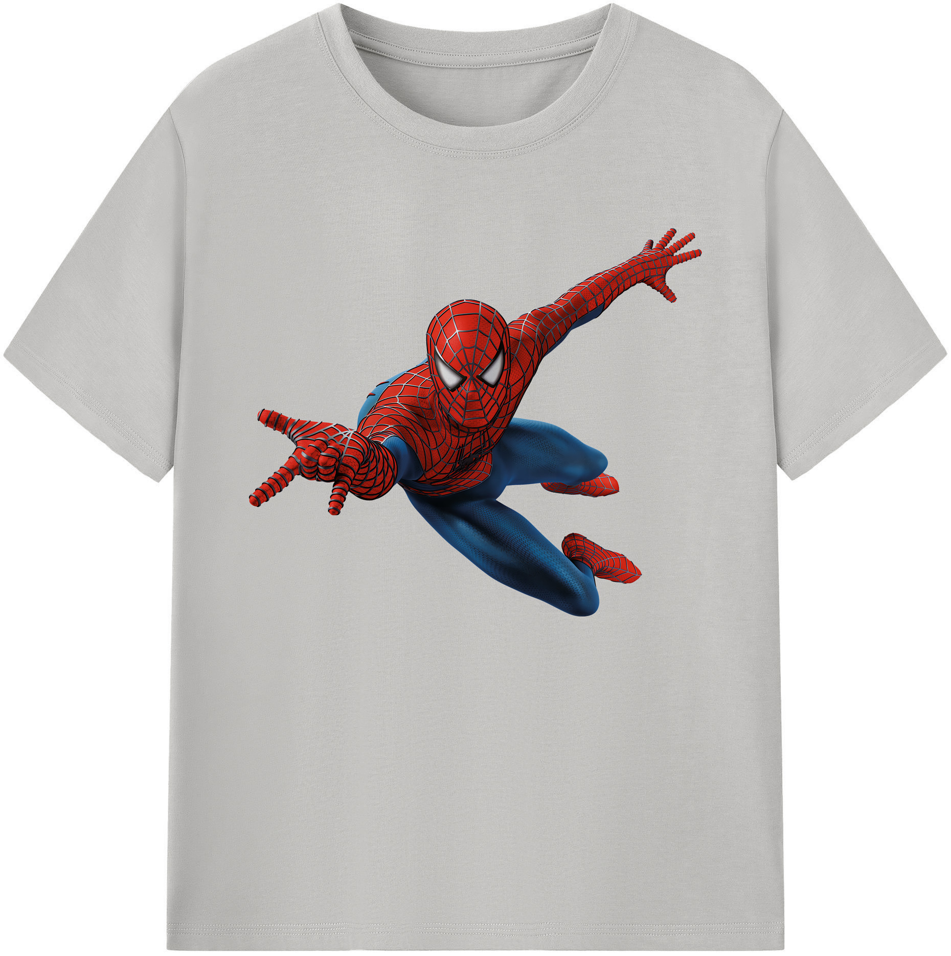 （画像用） Spider Man スパイダーマン 綿100％ メンズ半袖Tシャツ｜肌触りやわらか＆通気性