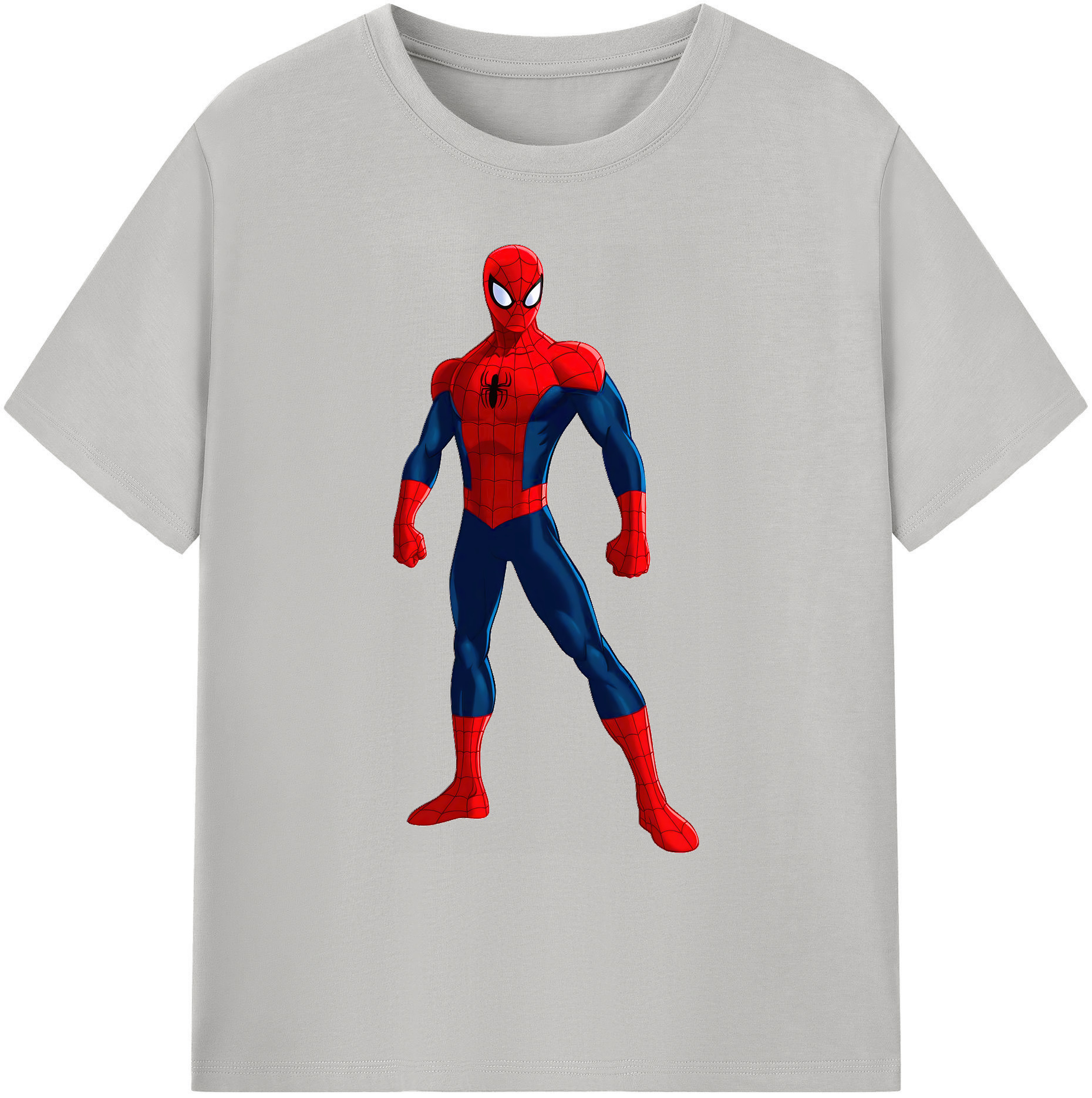 （画像用） Spider Man スパイダーマン 綿100％ メンズ半袖Tシャツ｜肌触りやわらか＆通気性