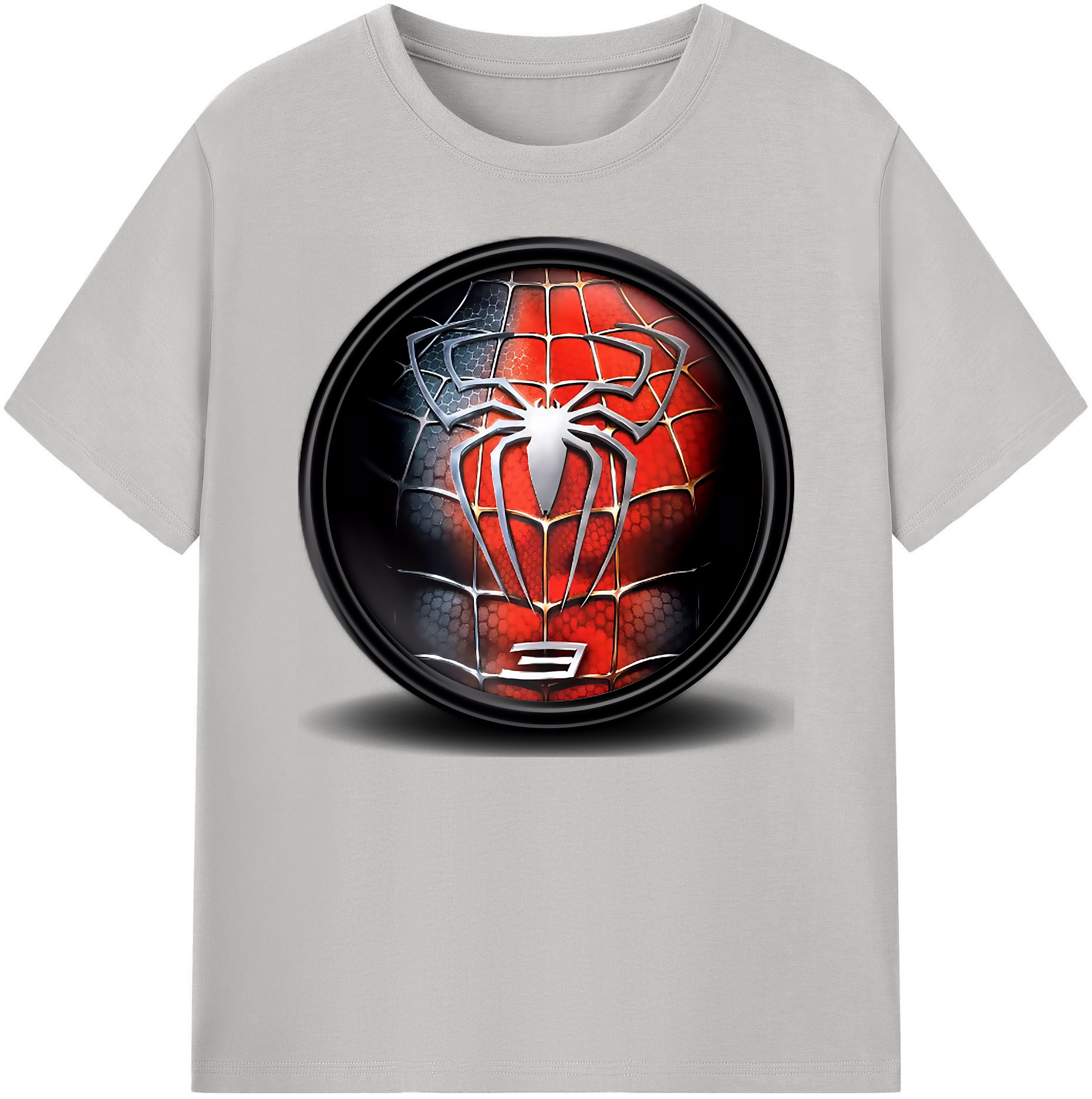 （画像用） Spider Man スパイダーマン 綿100％ メンズ半袖Tシャツ｜肌触りやわらか＆通気性