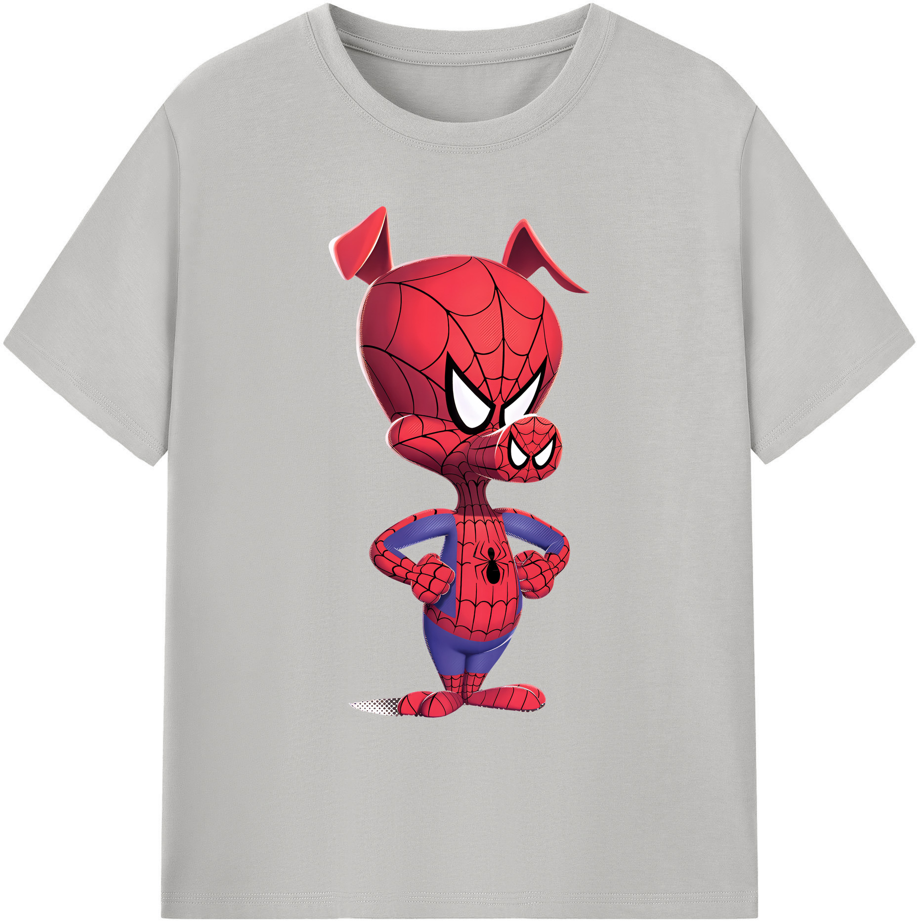 （画像用） Spider Man スパイダーマン 綿100％ メンズ半袖Tシャツ｜肌触りやわらか＆通気性