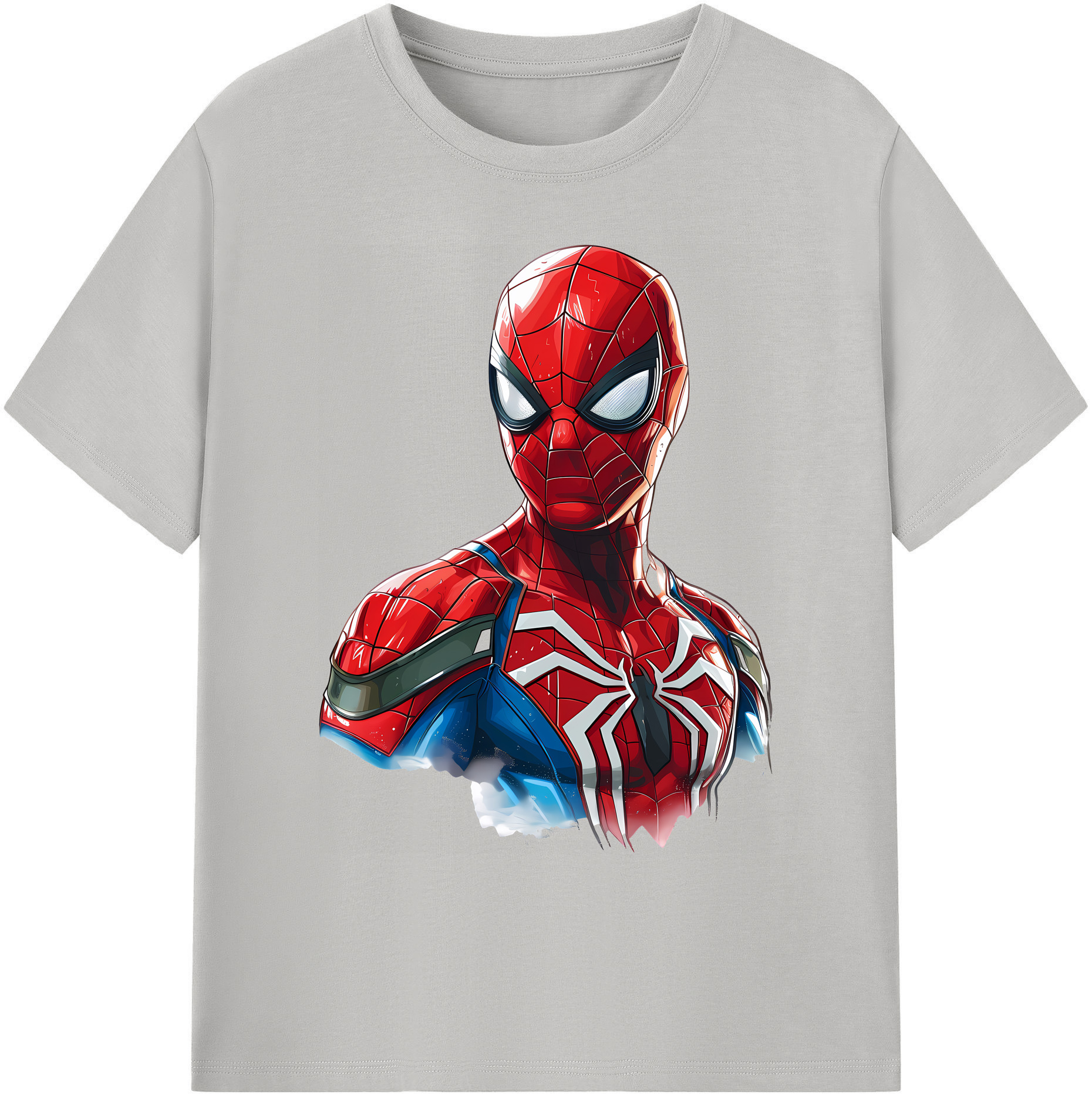 （画像用） Spider Man スパイダーマン 綿100％ メンズ半袖Tシャツ｜肌触りやわらか＆通気性