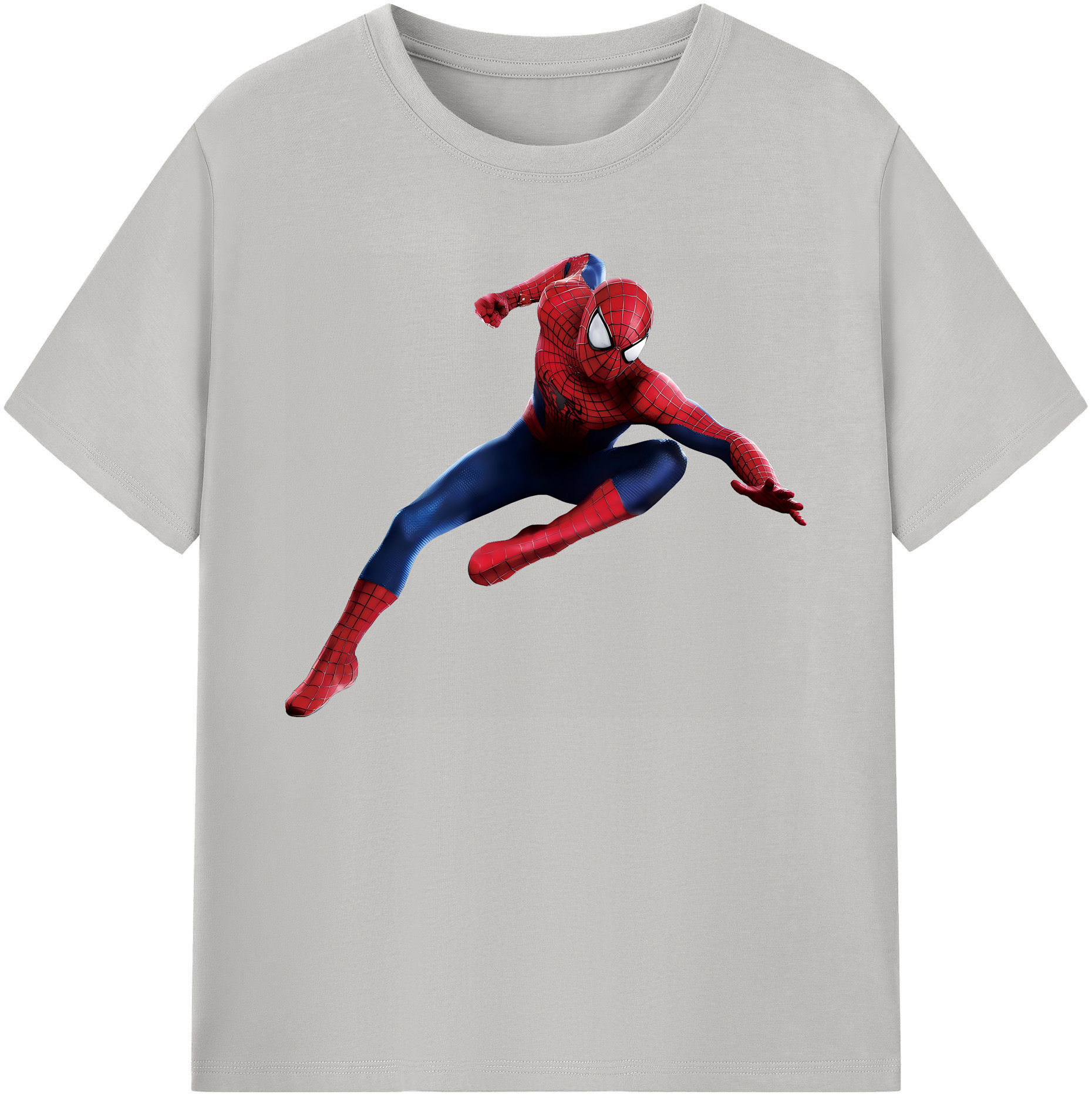 （画像用） Spider Man スパイダーマン 綿100％ メンズ半袖Tシャツ｜肌触りやわらか＆通気性