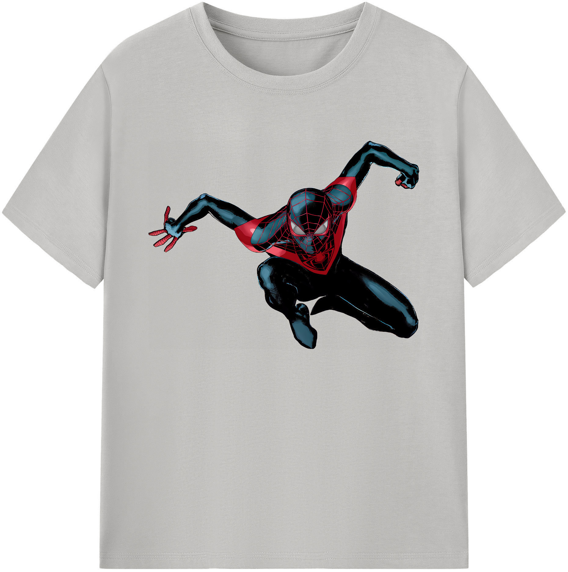 （画像用） Spider Man スパイダーマン 綿100％ メンズ半袖Tシャツ｜肌触りやわらか＆通気性