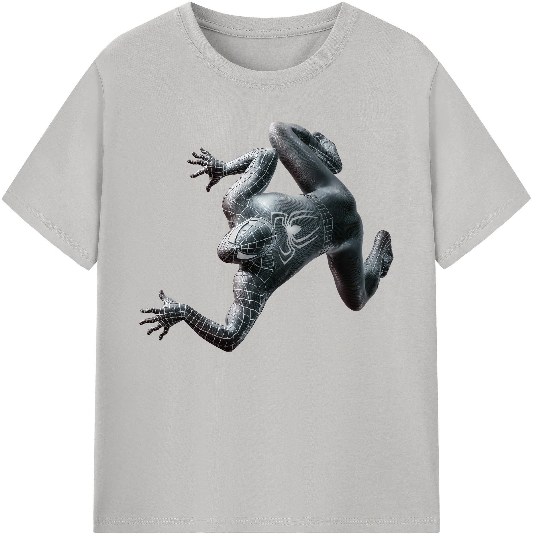 （画像用） Spider Man スパイダーマン 綿100％ メンズ半袖Tシャツ｜肌触りやわらか＆通気性