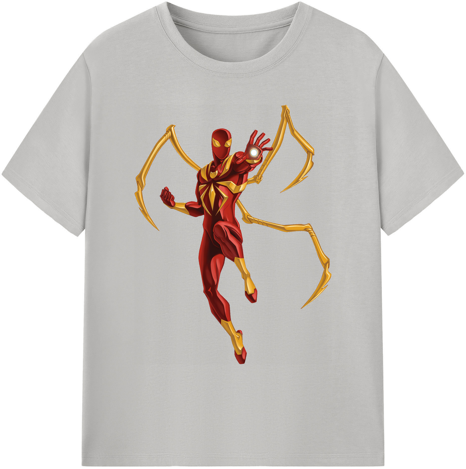 （画像用） Spider Man スパイダーマン 綿100％ メンズ半袖Tシャツ｜肌触りやわらか＆通気性