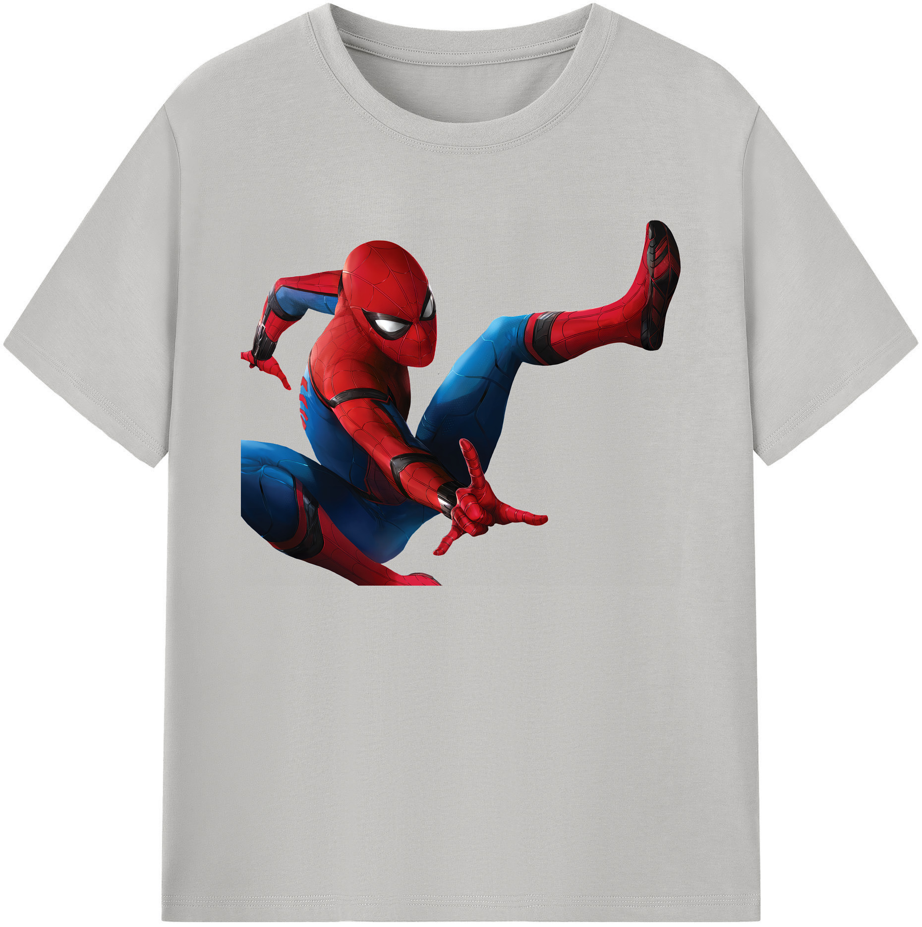 （画像用） Spider Man スパイダーマン 綿100％ メンズ半袖Tシャツ｜肌触りやわらか＆通気性