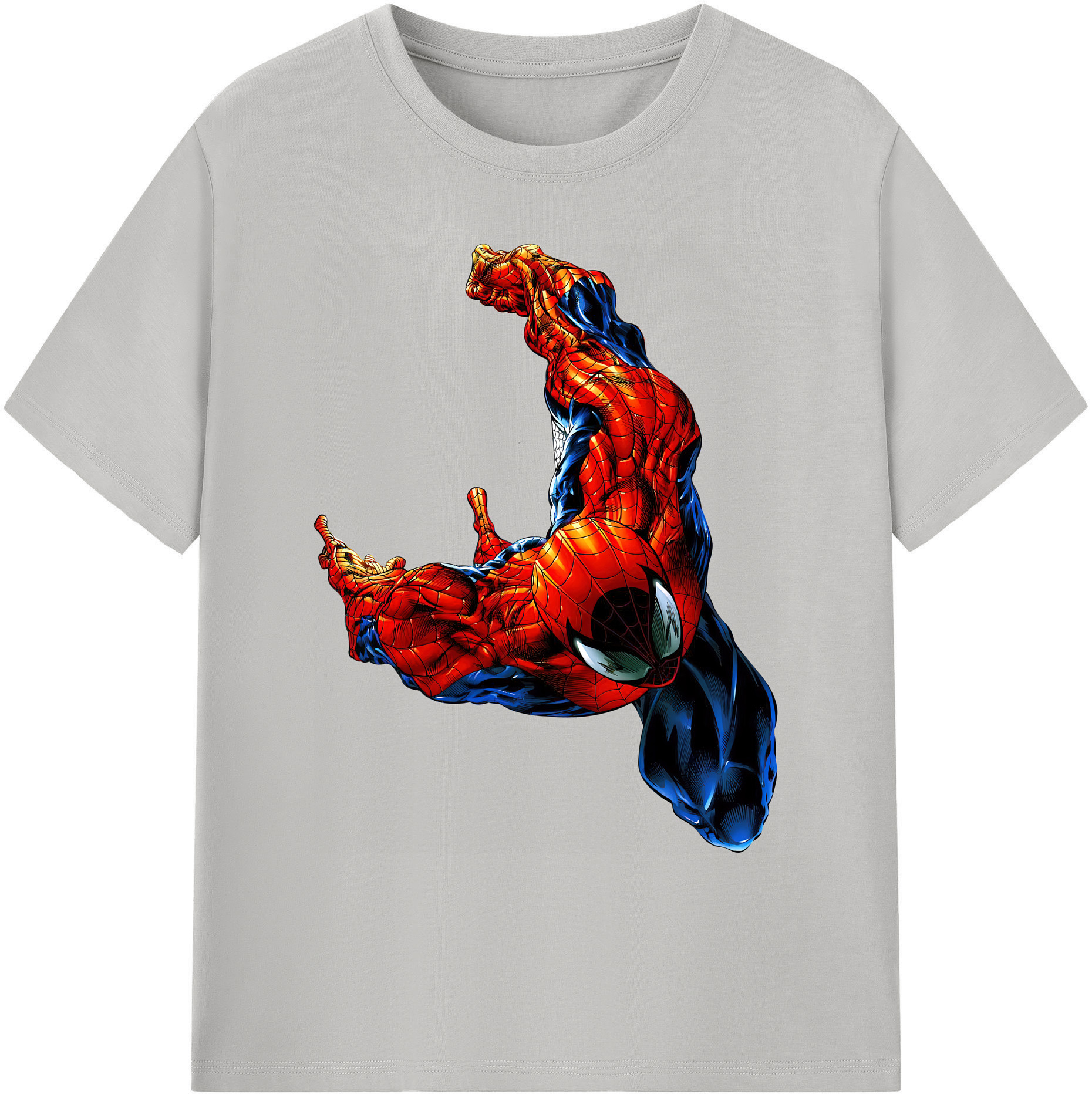 （画像用） Spider Man スパイダーマン 綿100％ メンズ半袖Tシャツ｜肌触りやわらか＆通気性