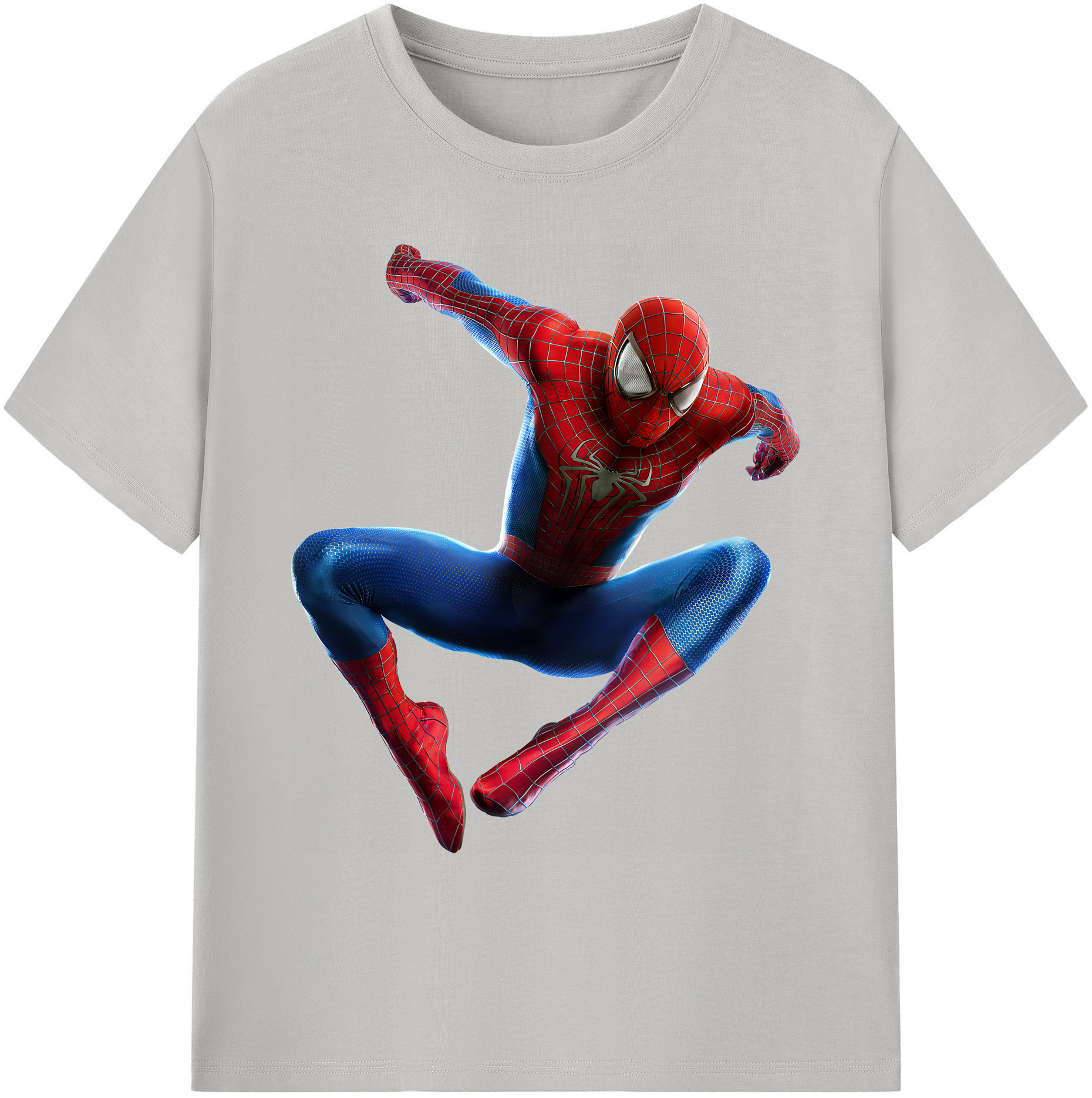 （画像用） Spider Man スパイダーマン 綿100％ メンズ半袖Tシャツ｜肌触りやわらか＆通気性