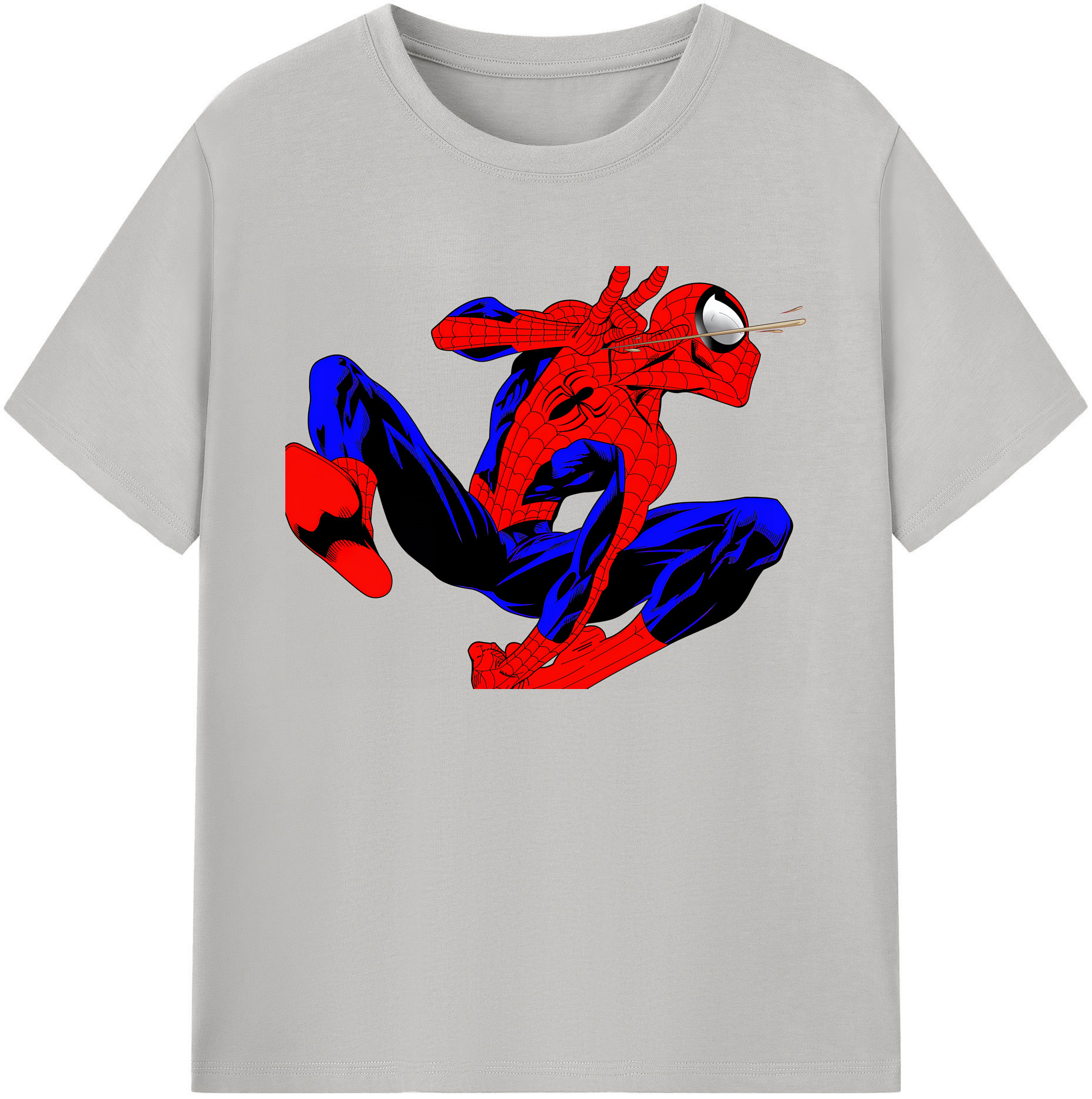 （画像用） Spider Man スパイダーマン 綿100％ メンズ半袖Tシャツ｜肌触りやわらか＆通気性