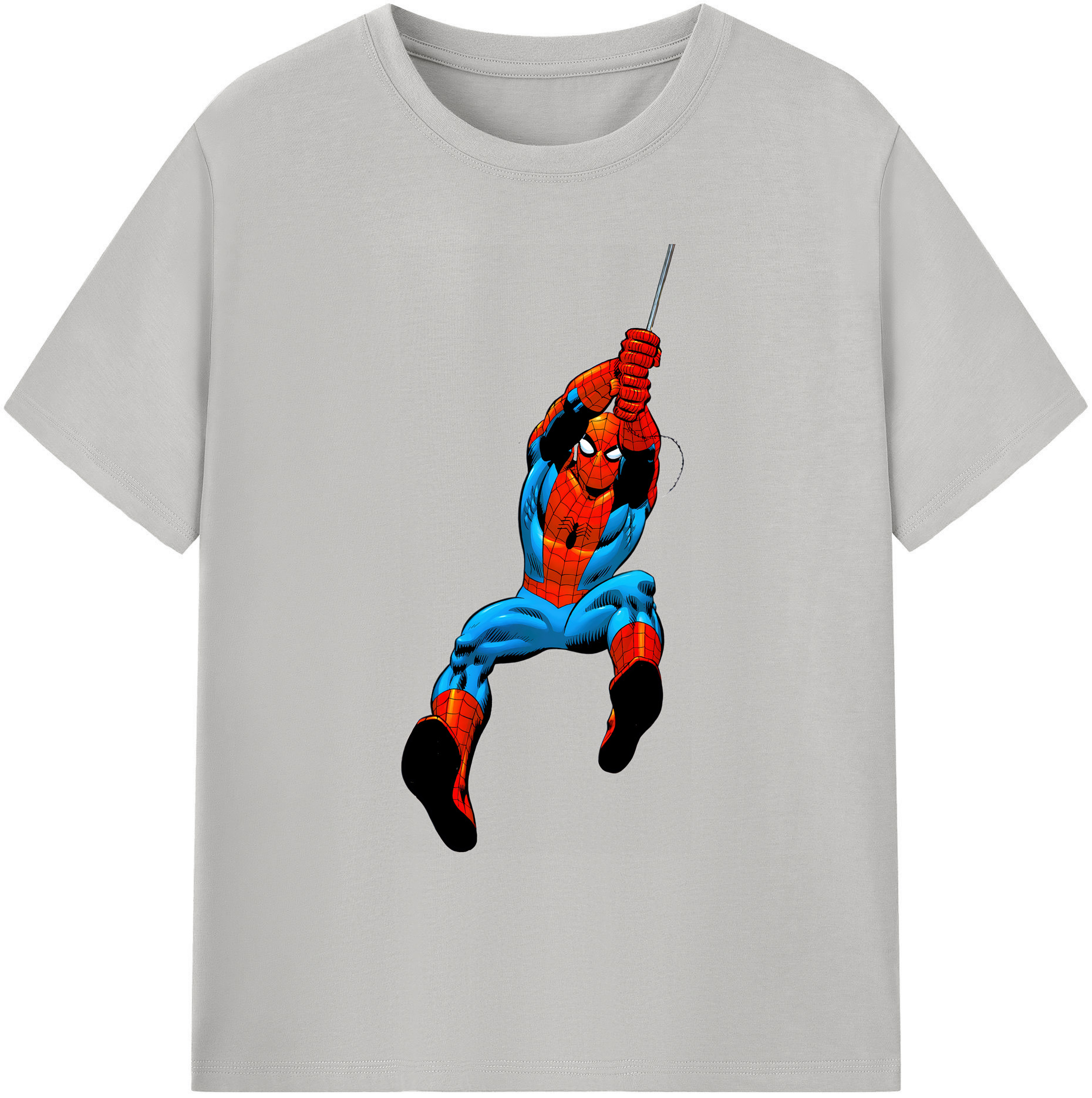 （画像用） Spider Man スパイダーマン 綿100％ メンズ半袖Tシャツ｜肌触りやわらか＆通気性