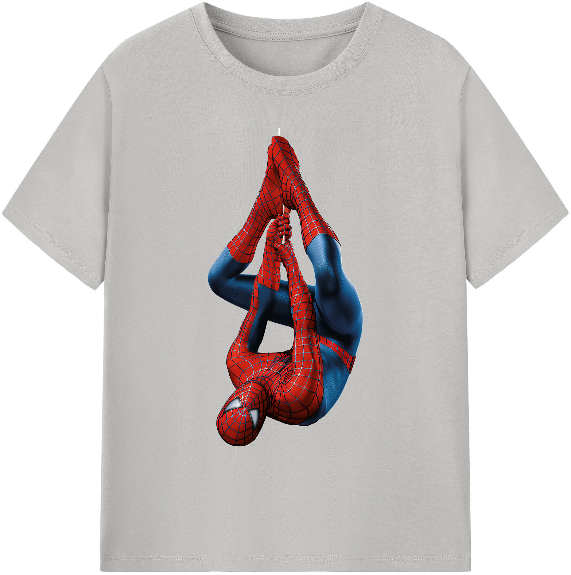 （画像用） Spider Man スパイダーマン 綿100％ メンズ半袖Tシャツ｜肌触りやわらか＆通気性