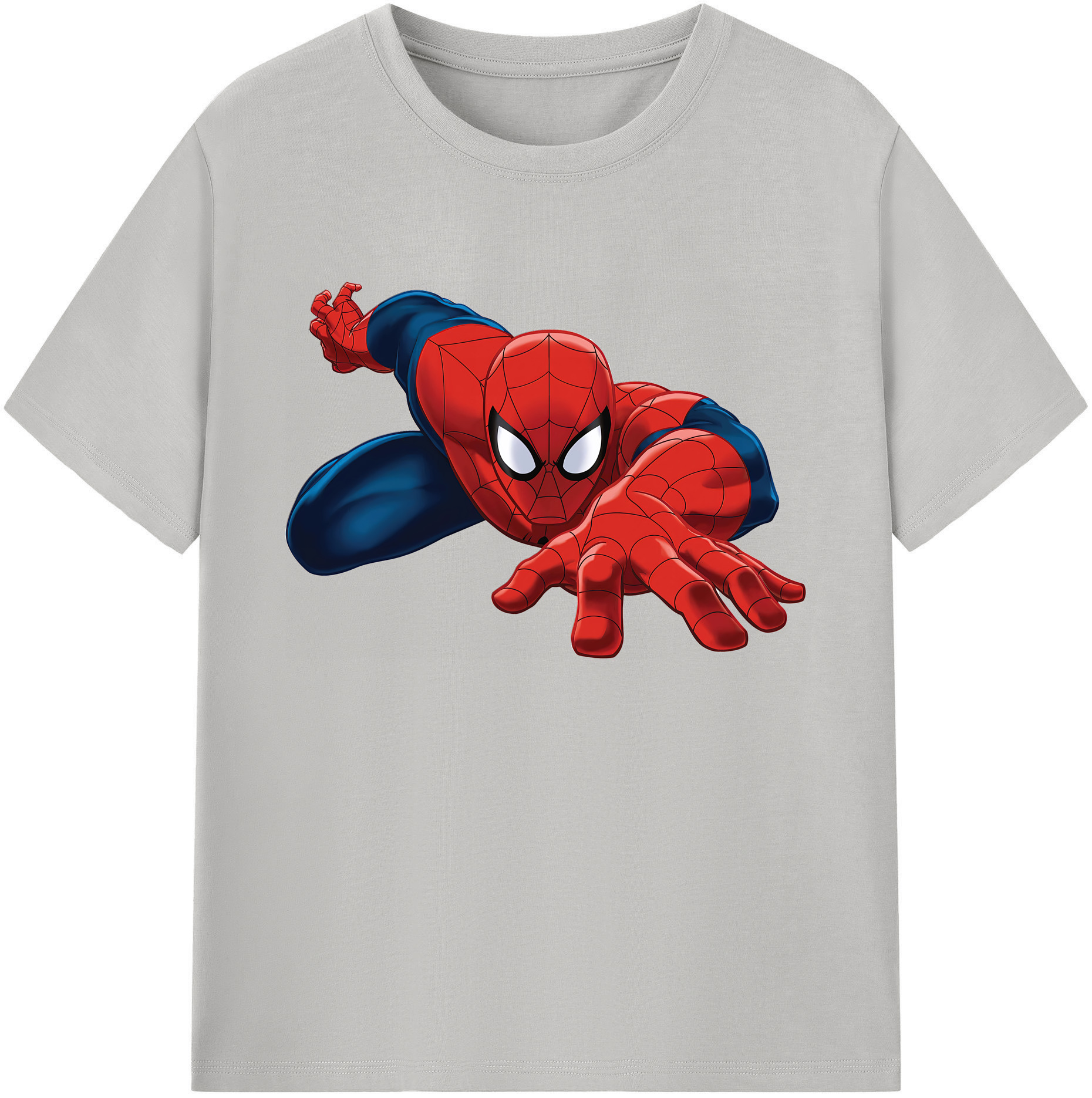 （画像用） Spider Man スパイダーマン 綿100％ メンズ半袖Tシャツ｜肌触りやわらか＆通気性