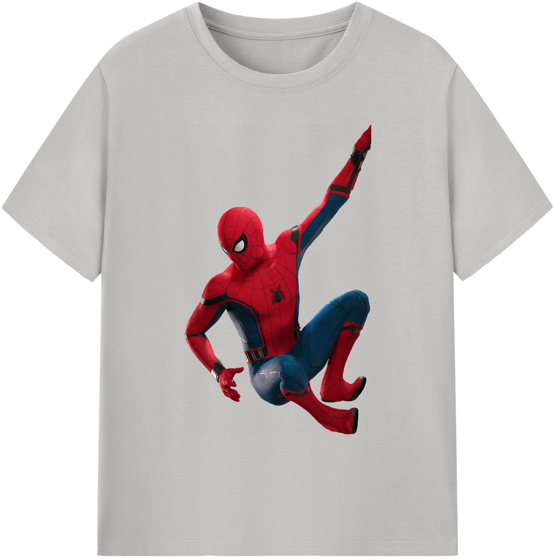 （画像用） Spider Man スパイダーマン 綿100％ メンズ半袖Tシャツ｜肌触りやわらか＆通気性