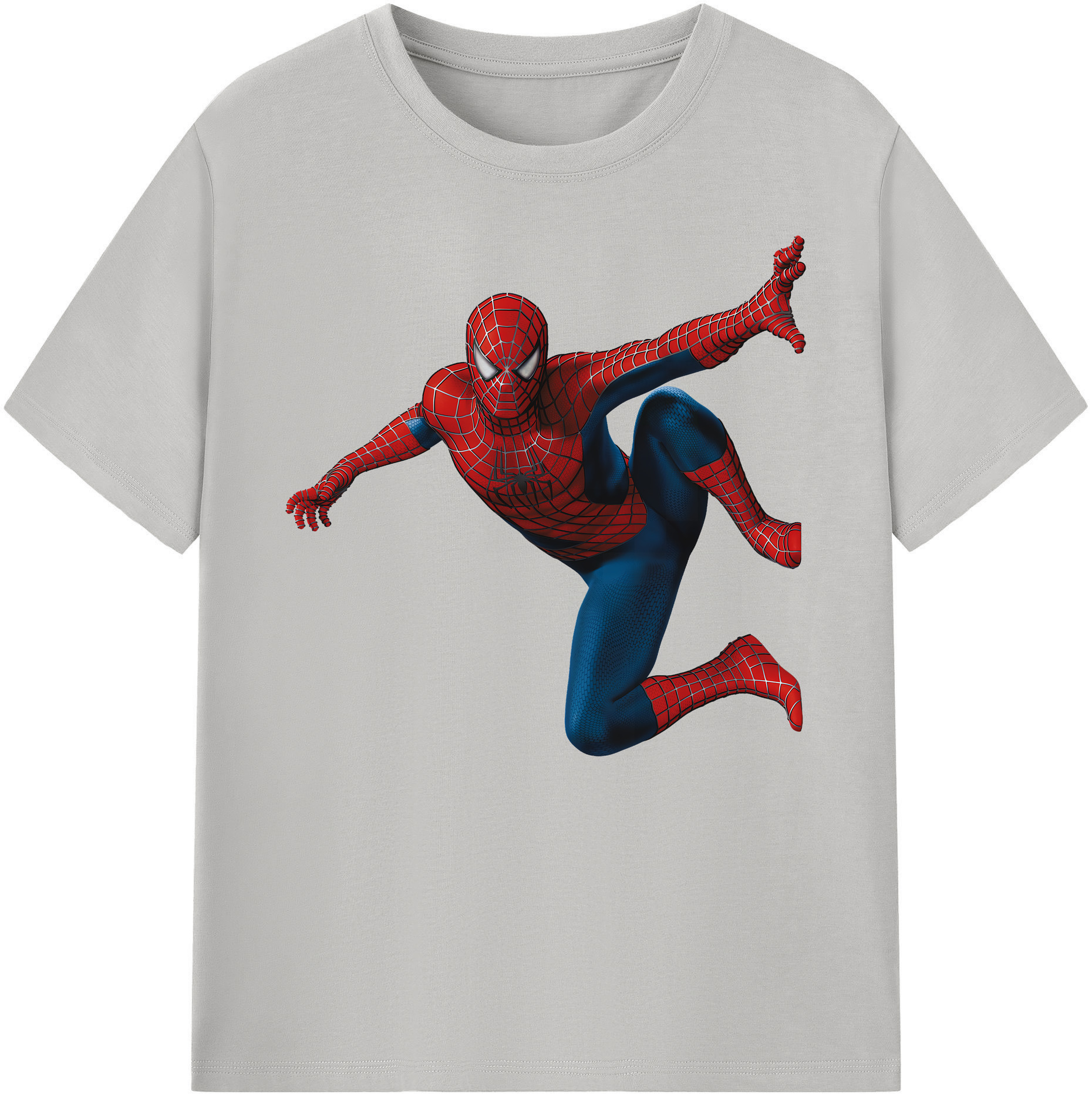 （画像用） Spider Man スパイダーマン 綿100％ メンズ半袖Tシャツ｜肌触りやわらか＆通気性