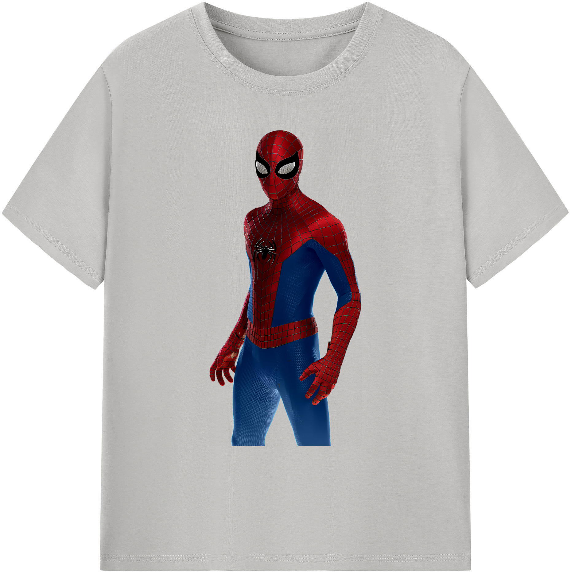 （画像用） Spider Man スパイダーマン 綿100％ メンズ半袖Tシャツ｜肌触りやわらか＆通気性