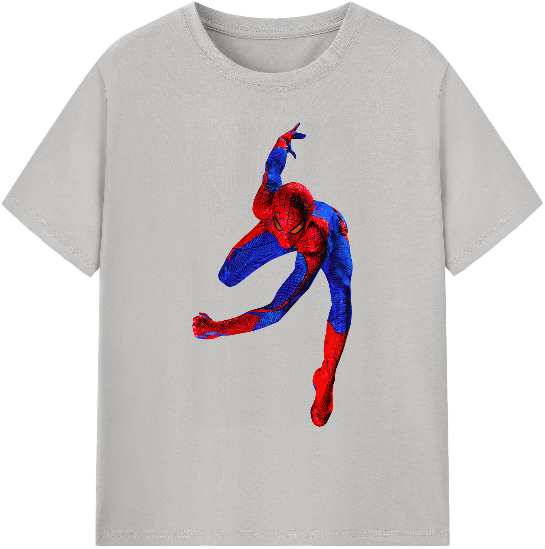 （画像用） Spider Man スパイダーマン 綿100％ メンズ半袖Tシャツ｜肌触りやわらか＆通気性