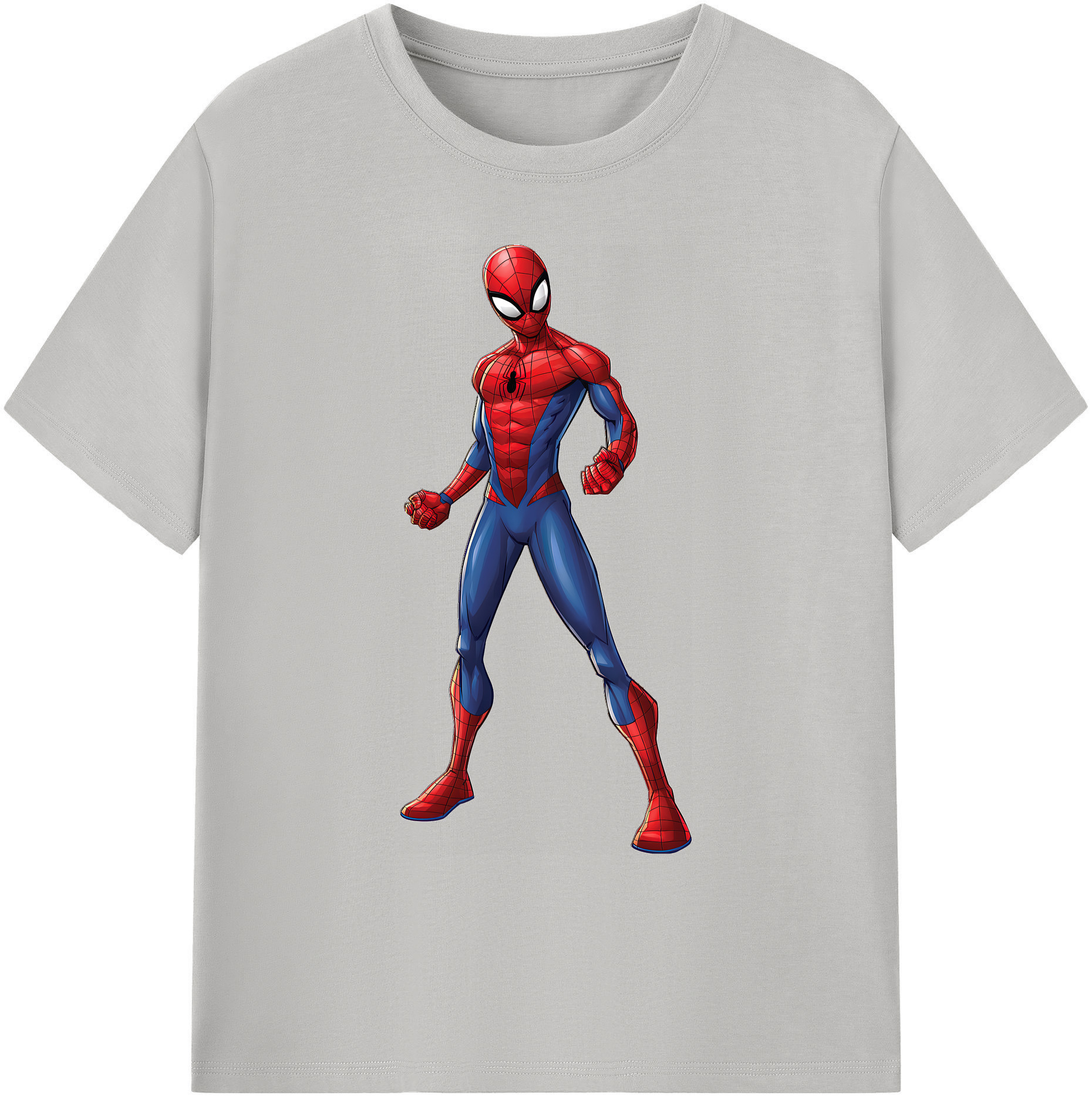 （画像用） Spider Man スパイダーマン 綿100％ メンズ半袖Tシャツ｜肌触りやわらか＆通気性