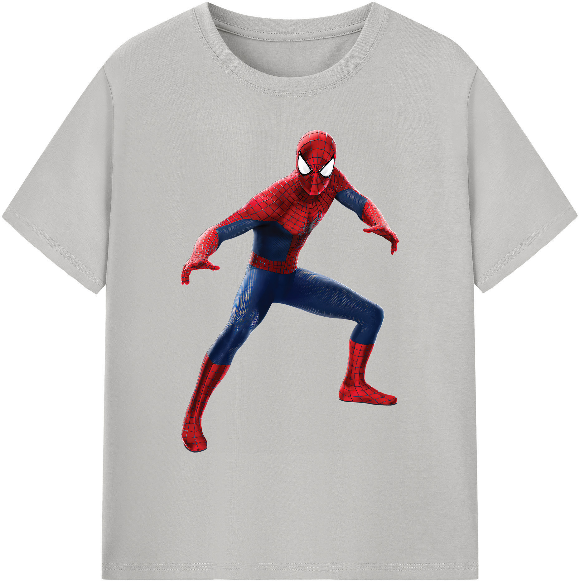 （画像用） Spider Man スパイダーマン 綿100％ メンズ半袖Tシャツ｜肌触りやわらか＆通気性