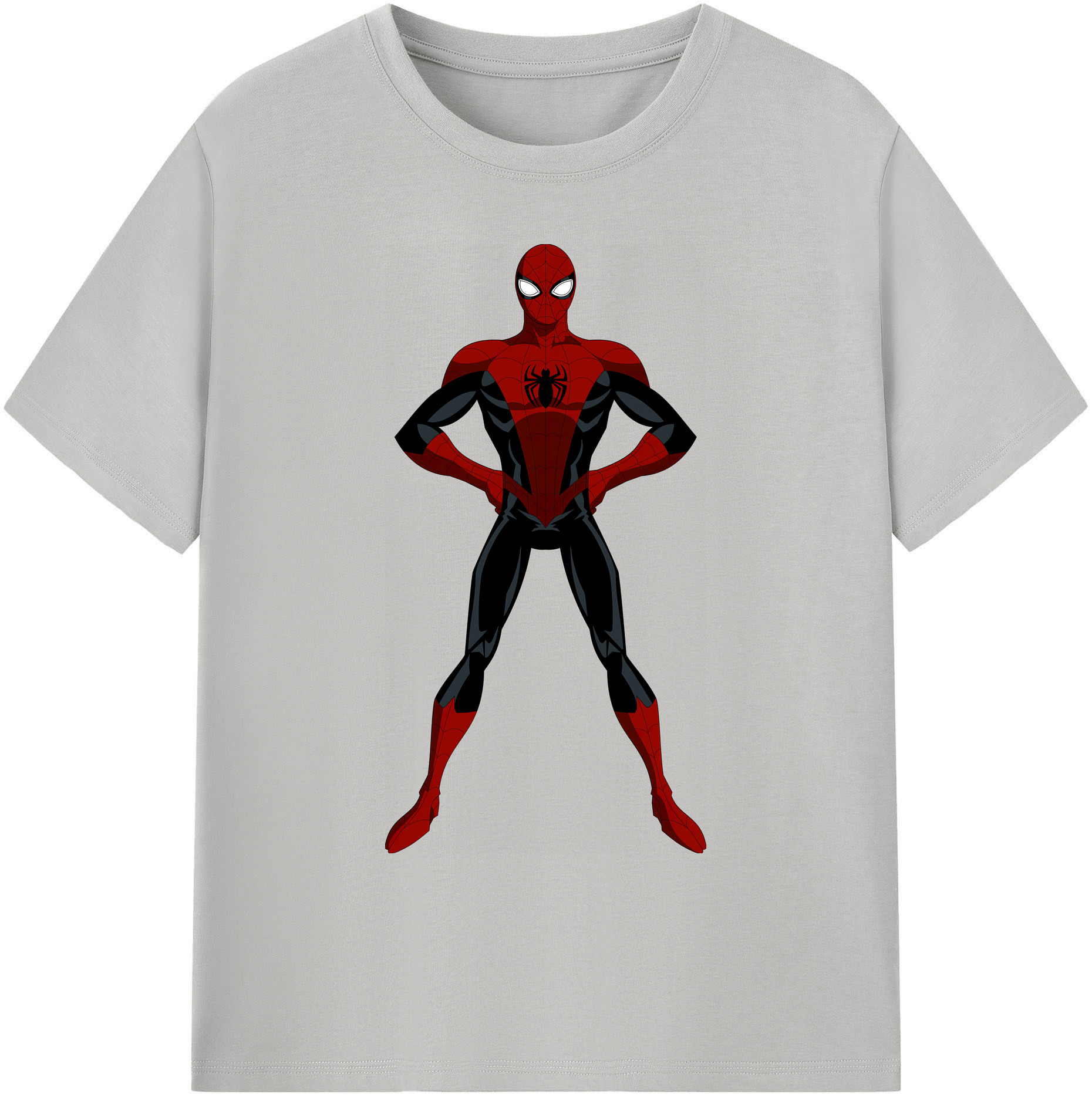 （画像用） Spider Man スパイダーマン 綿100％ メンズ半袖Tシャツ｜肌触りやわらか＆通気性