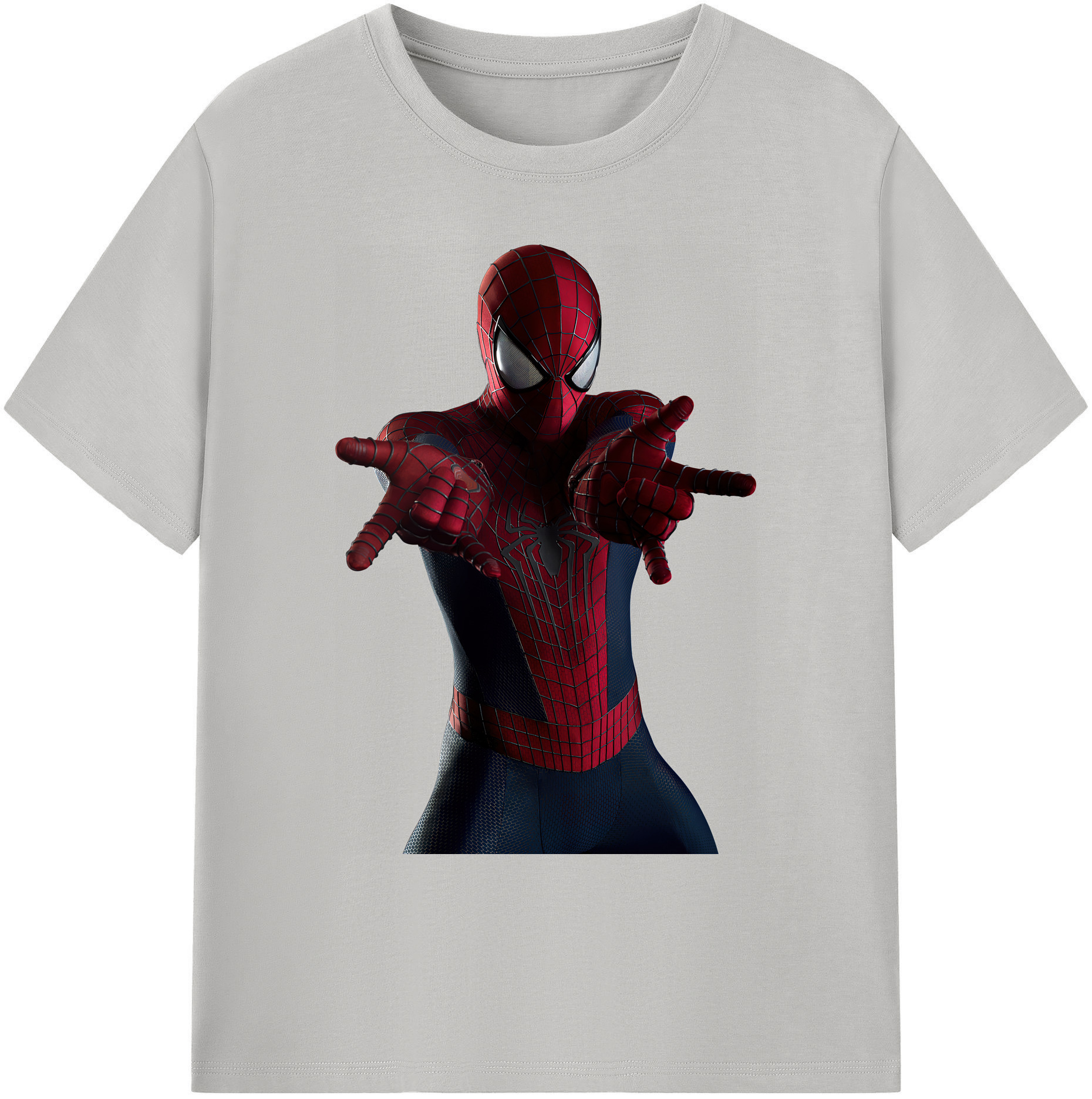 （画像用） Spider Man スパイダーマン 綿100％ メンズ半袖Tシャツ｜肌触りやわらか＆通気性