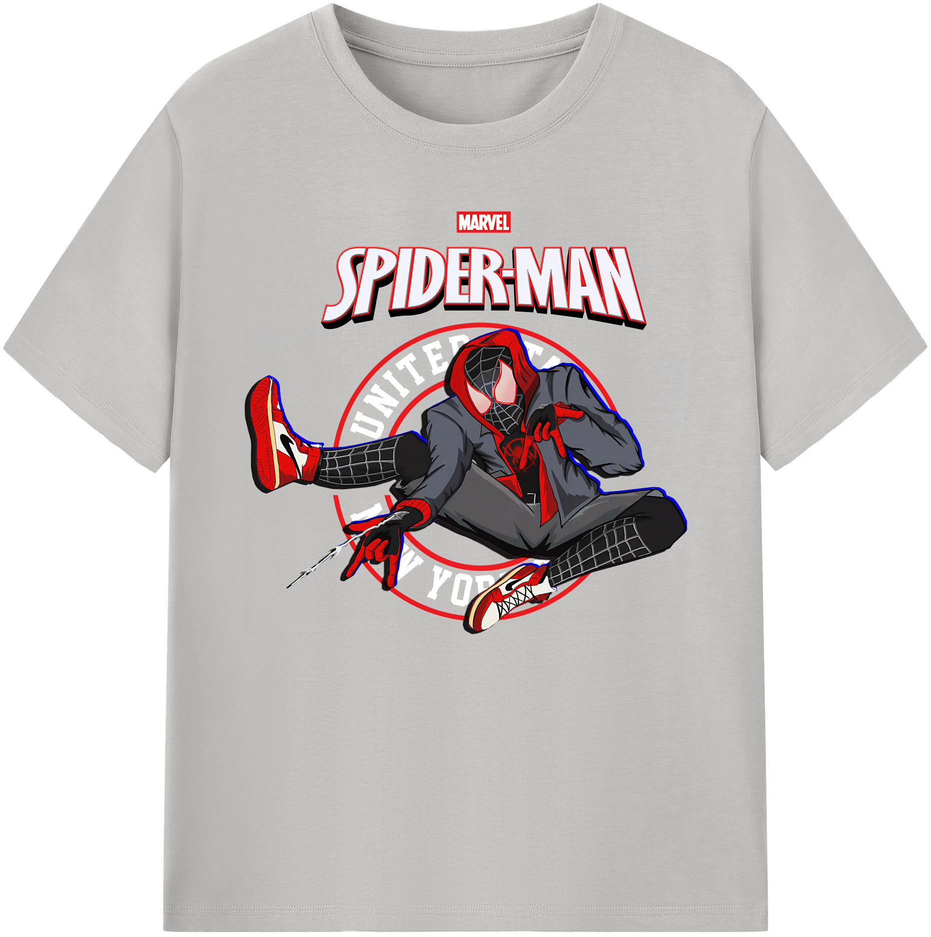 （画像用） Spider Man スパイダーマン 綿100％ メンズ半袖Tシャツ｜肌触りやわらか＆通気性