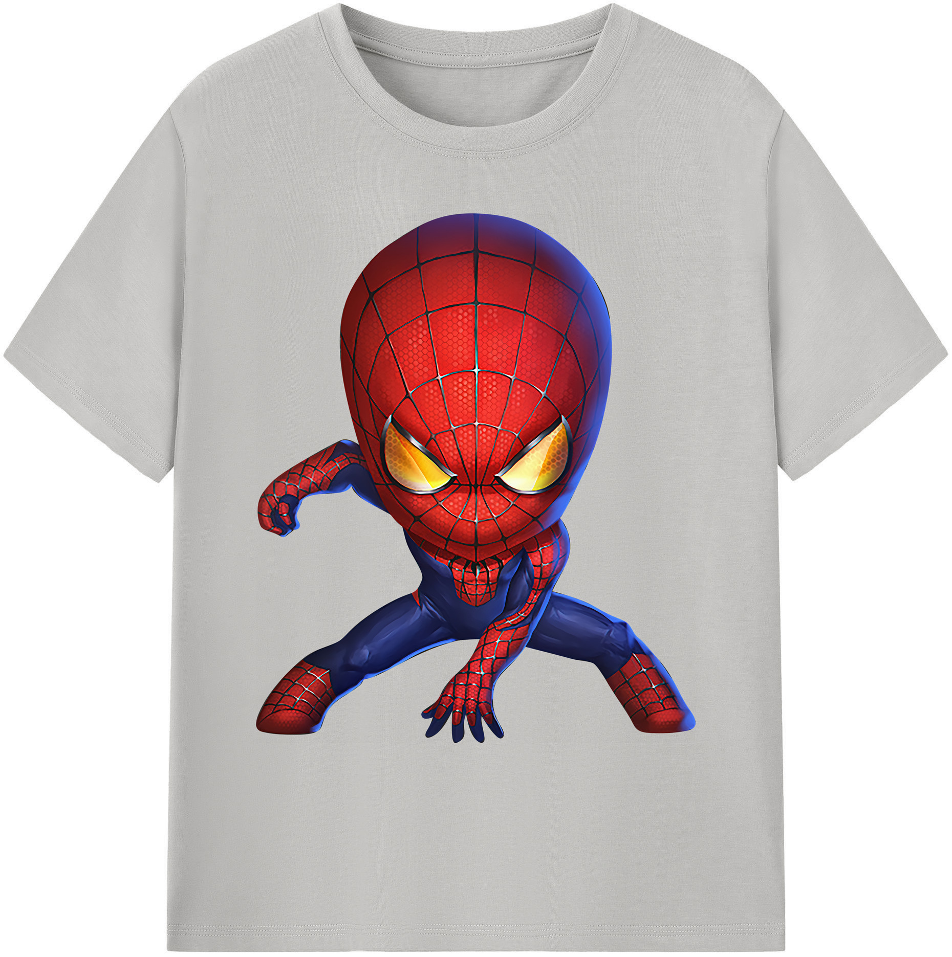 （画像用） Spider Man スパイダーマン 綿100％ メンズ半袖Tシャツ｜肌触りやわらか＆通気性