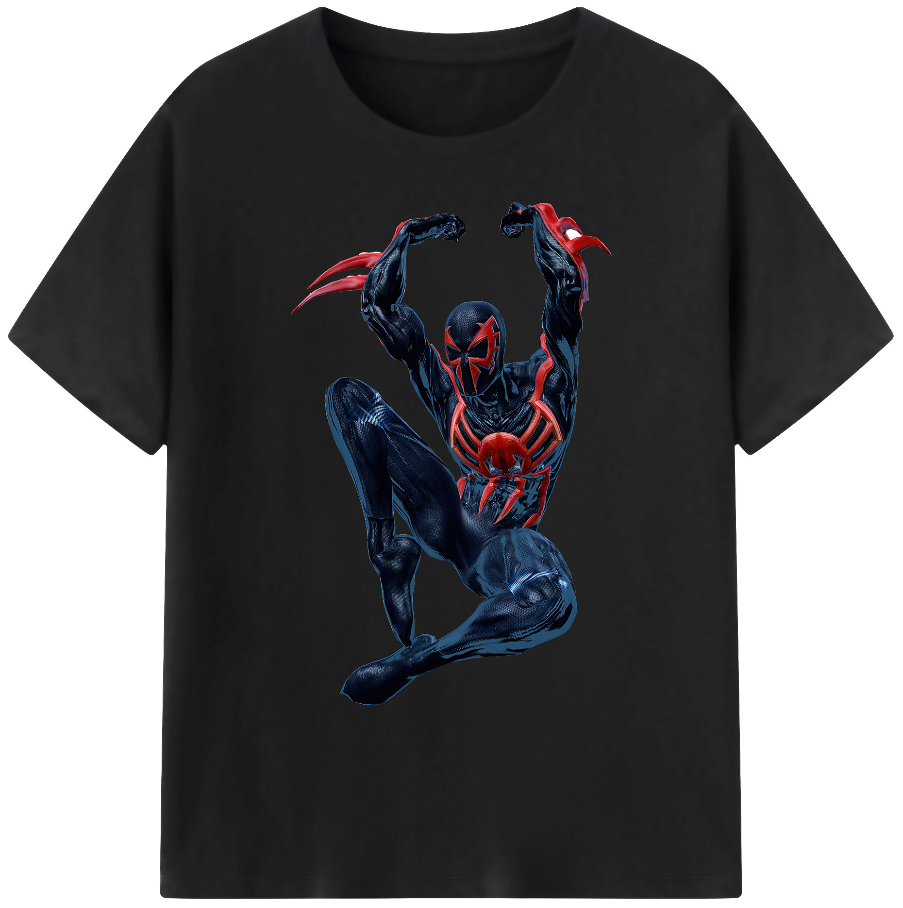 （画像用） Spider Man スパイダーマン 綿100％ メンズ半袖Tシャツ｜肌触りやわらか＆通気性