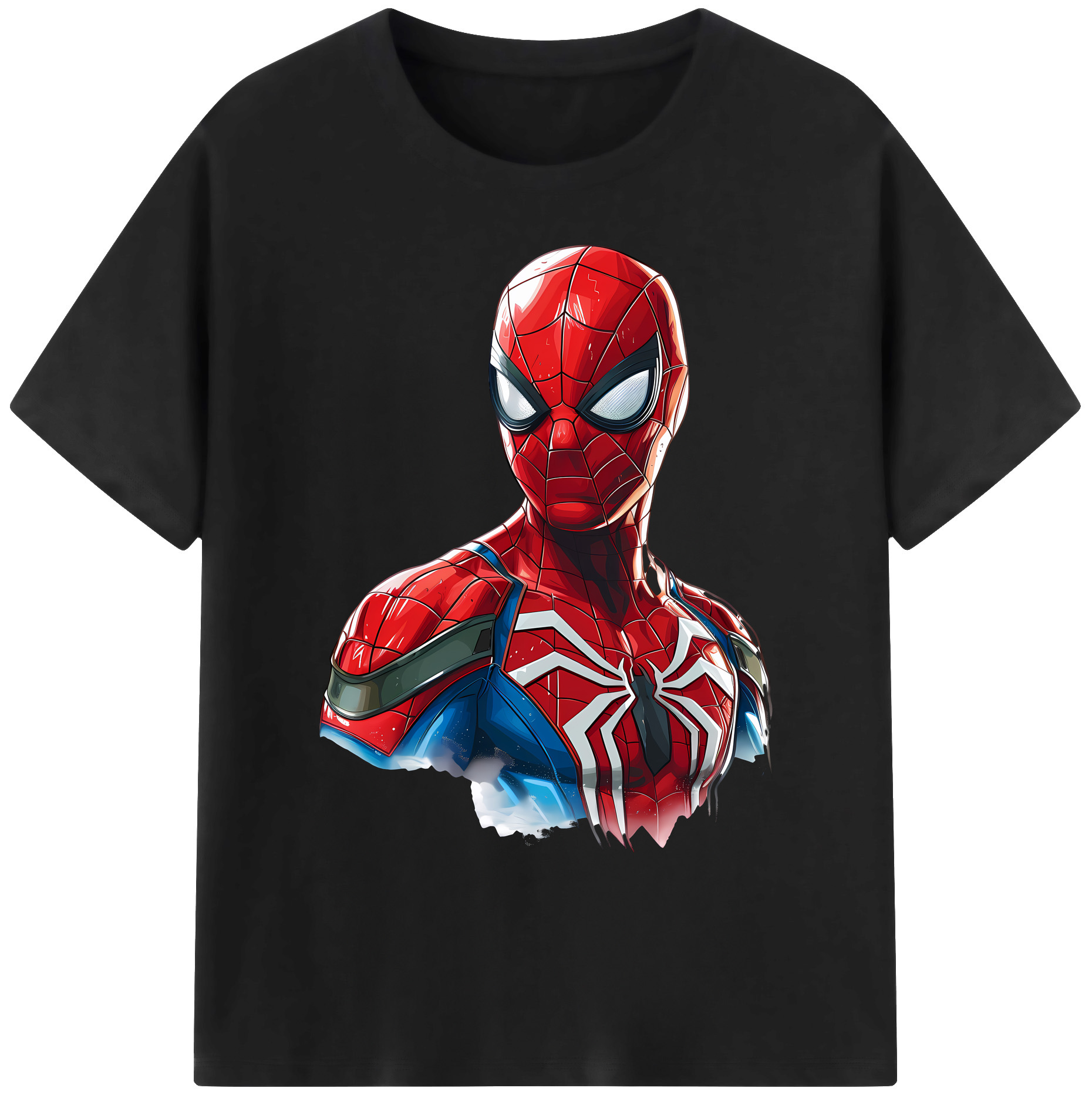 （画像用） Spider Man スパイダーマン 綿100％ メンズ半袖Tシャツ｜肌触りやわらか＆通気性