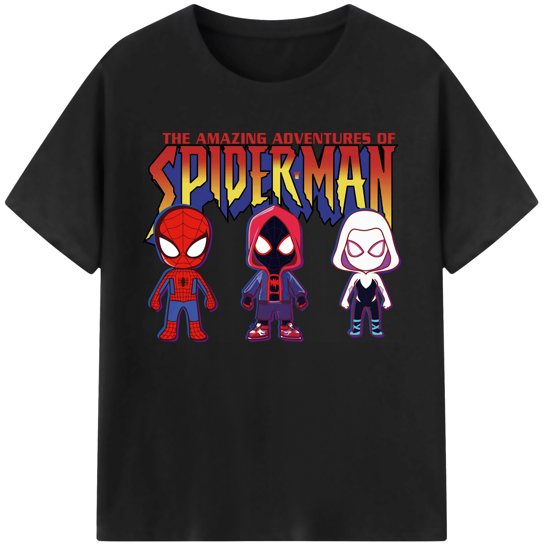 （画像用） Spider Man スパイダーマン 綿100％ メンズ半袖Tシャツ｜肌触りやわらか＆通気性