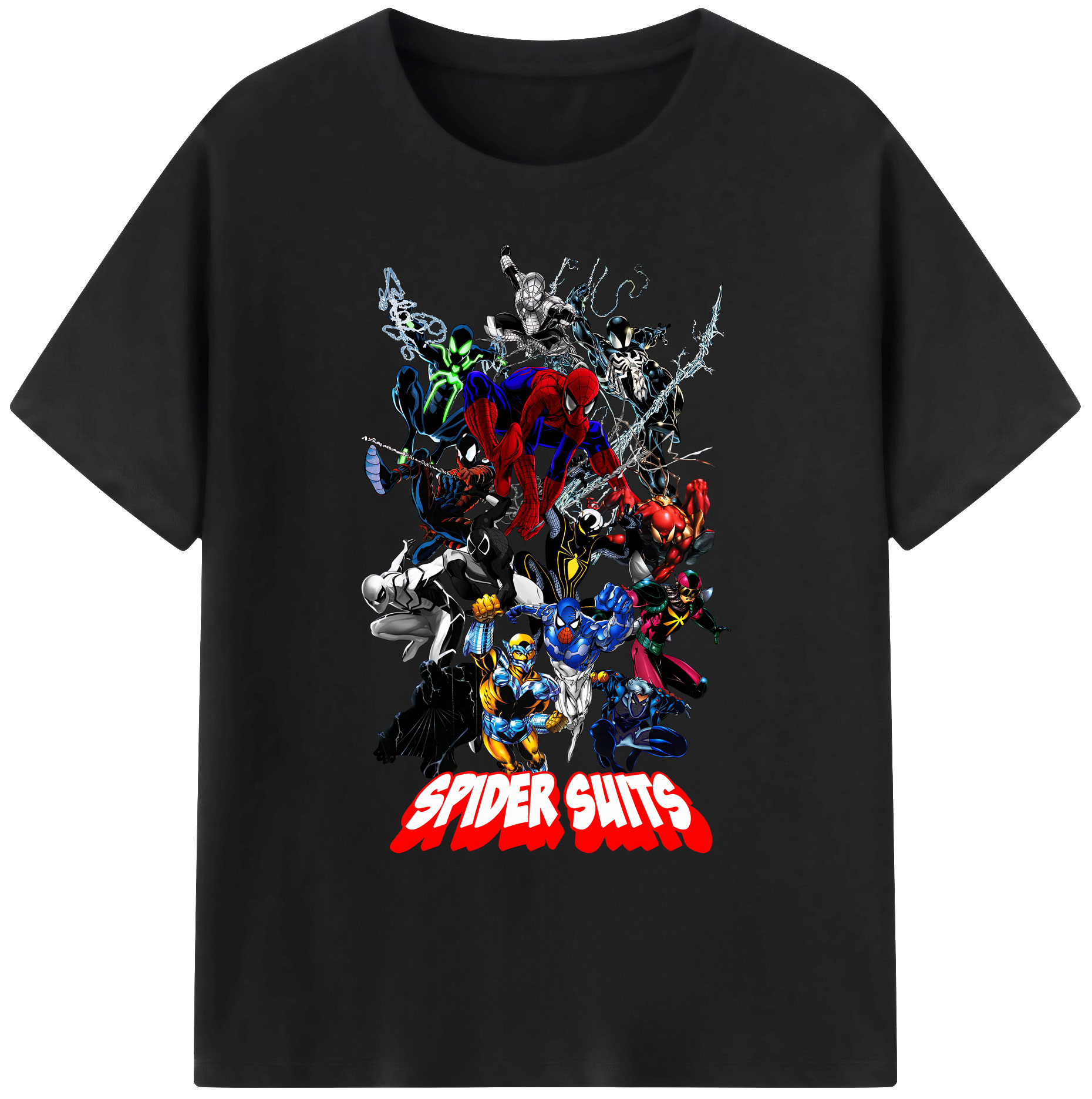 （画像用） Spider Man スパイダーマン 綿100％ メンズ半袖Tシャツ｜肌触りやわらか＆通気性