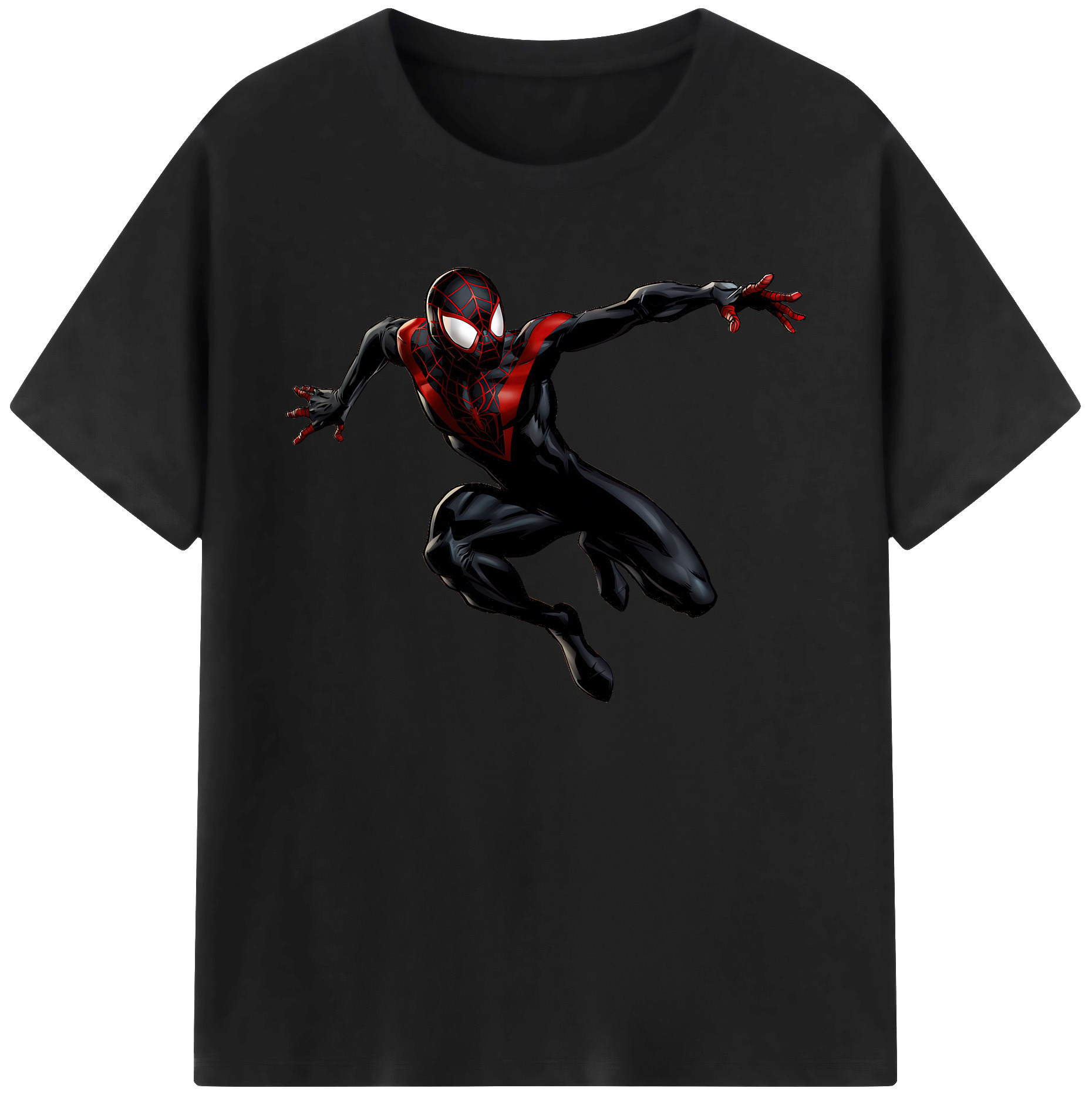 （画像用） Spider Man スパイダーマン 綿100％ メンズ半袖Tシャツ｜肌触りやわらか＆通気性