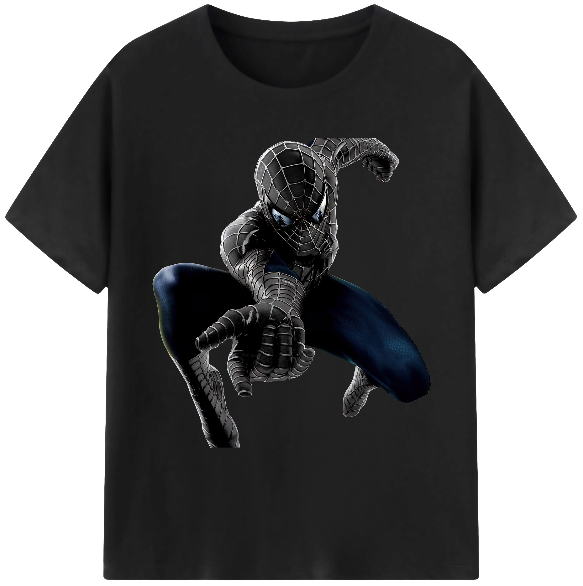 （画像用） Spider Man スパイダーマン 綿100％ メンズ半袖Tシャツ｜肌触りやわらか＆通気性