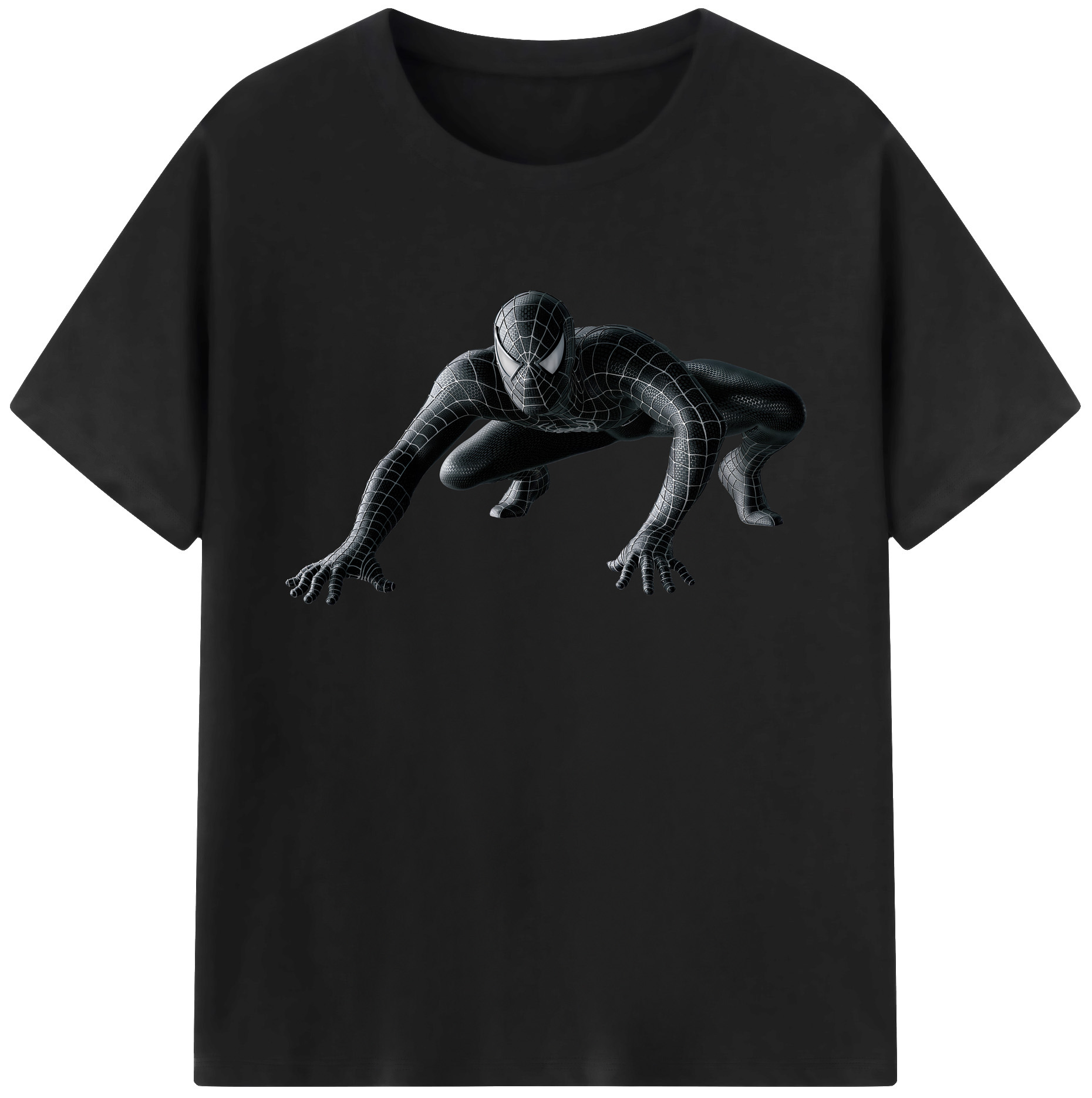 （画像用） Spider Man スパイダーマン 綿100％ メンズ半袖Tシャツ｜肌触りやわらか＆通気性